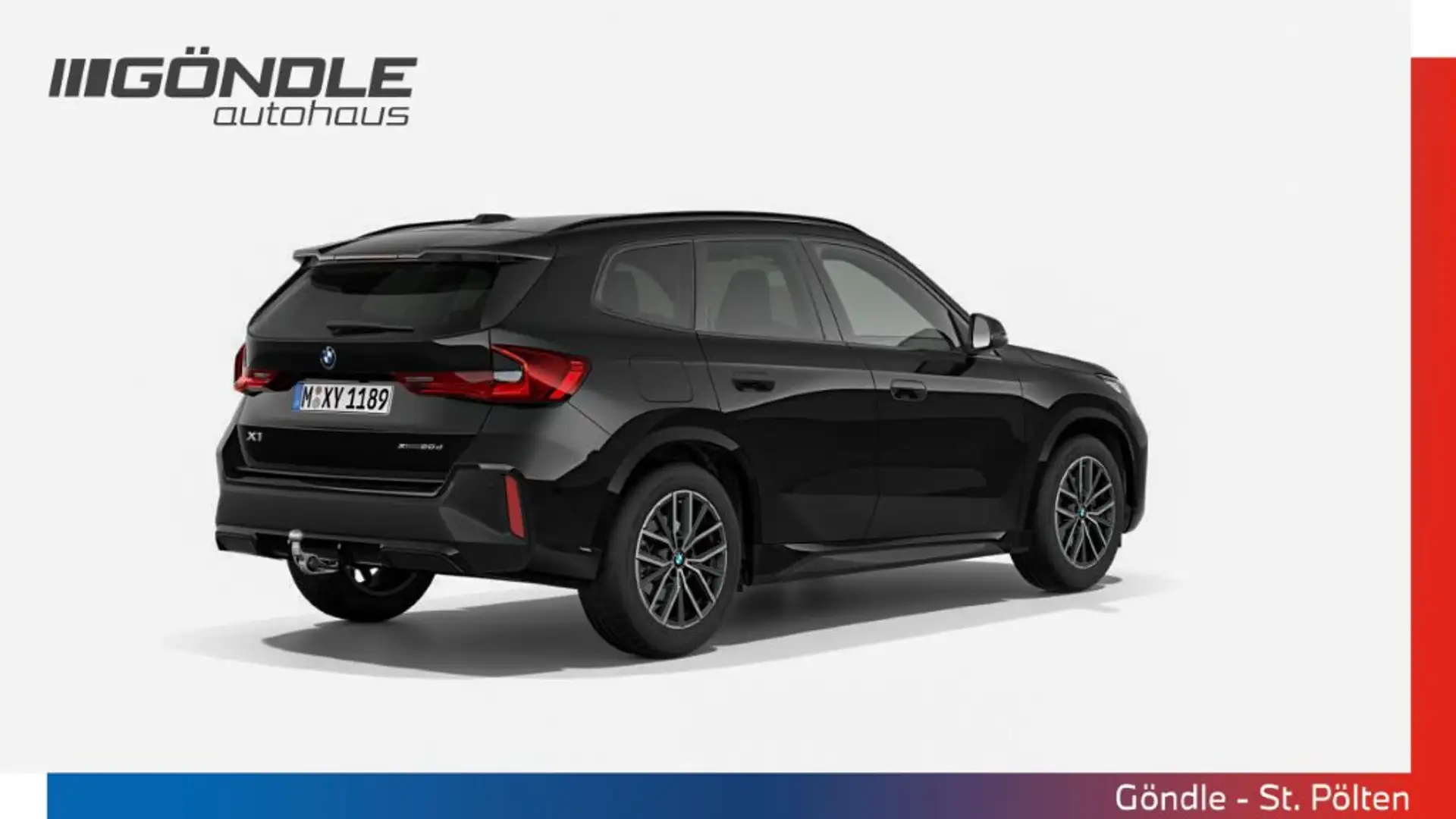 BMW X1 xDrive20d Schwarz - 2