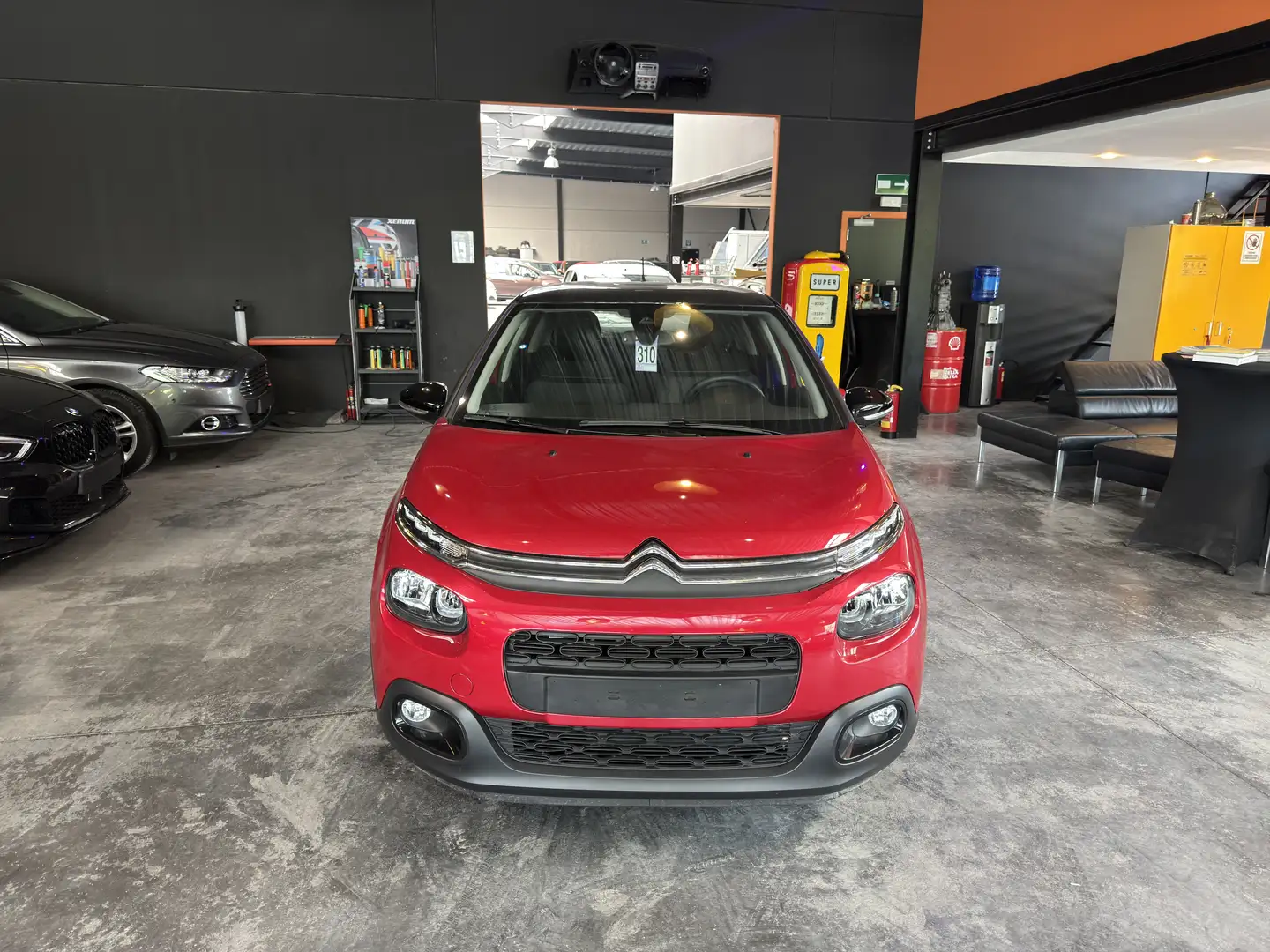 Citroen C3 1.2i Business GPS 15 000KM )/12 MOIS DE GARANTIE Rouge - 2