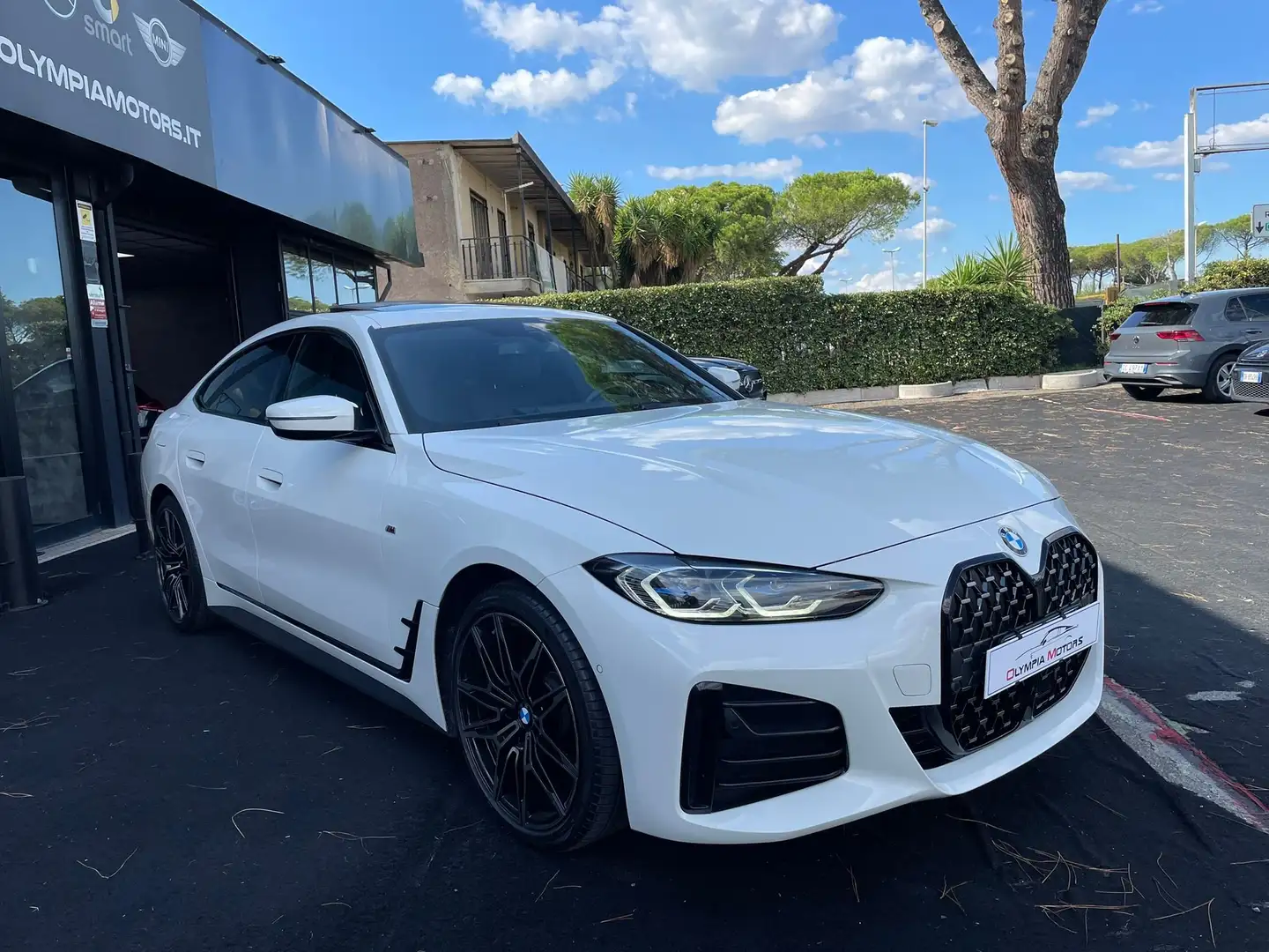 BMW 420 D GC M SPORT CURVED DISPLAY LASER TETTO KAMERA Bianco - 1
