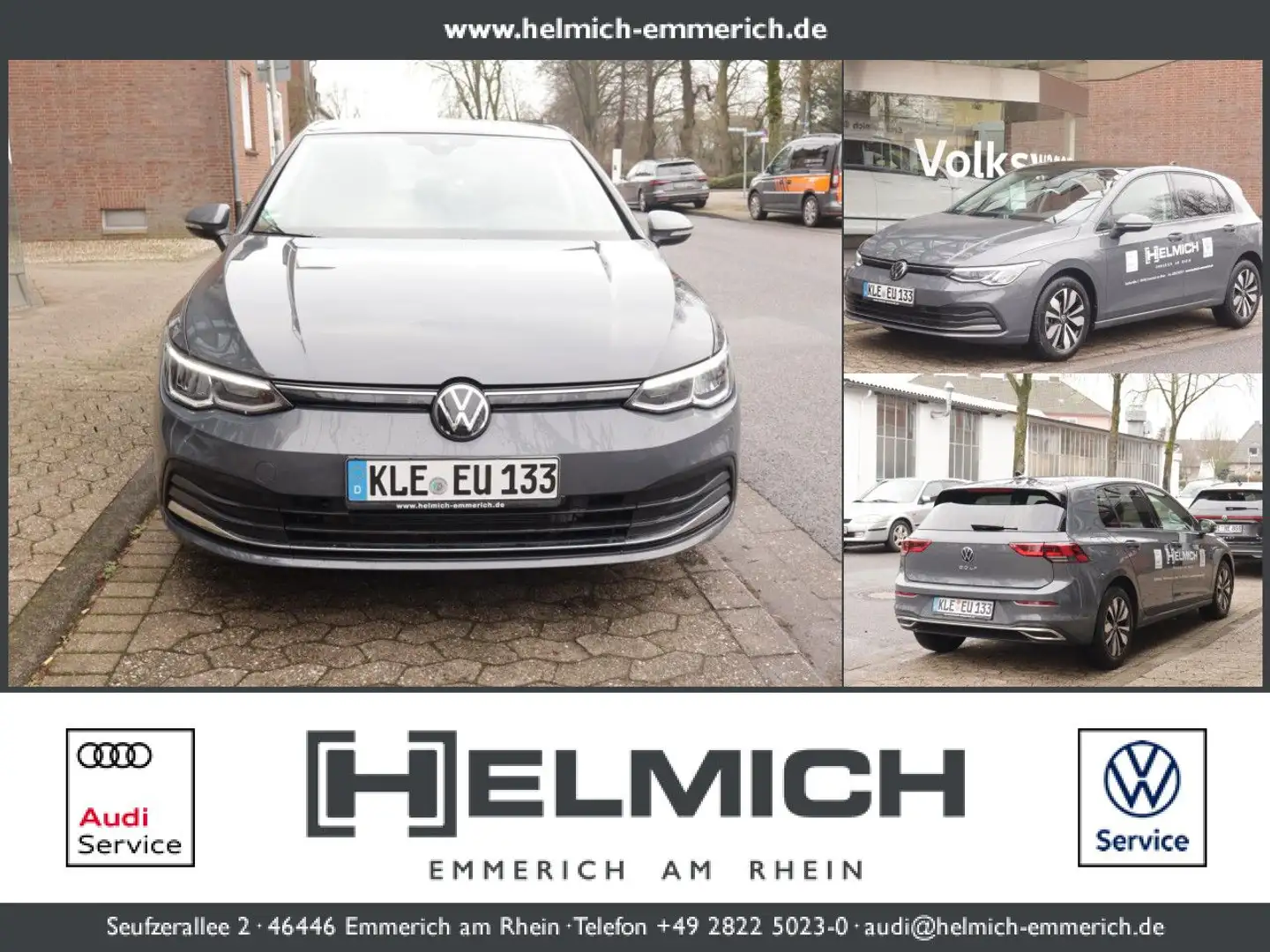 Volkswagen Golf VIII 1.5 TSI Move OPF Pano NAvi SHZ GRA Move Gris - 1