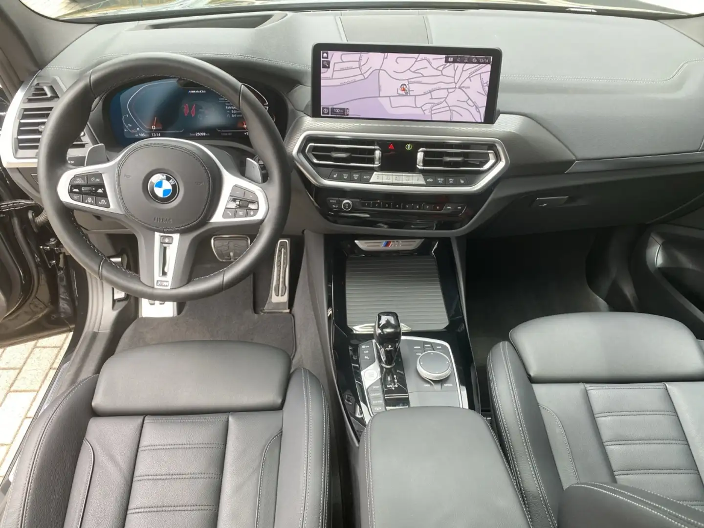 BMW X3 M 40i AHK/SHZ/LASER/HUD/hk/AKUSTIK/PANO/360 Nero - 2