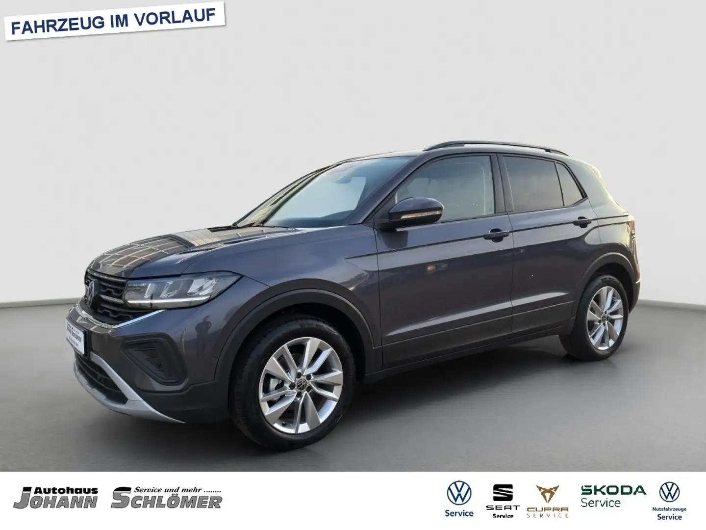 Volkswagen T-Cross Tour 1.0 TSI DSG AHK LED PDC KAMERA SHZ MFL Klima Grau - 1