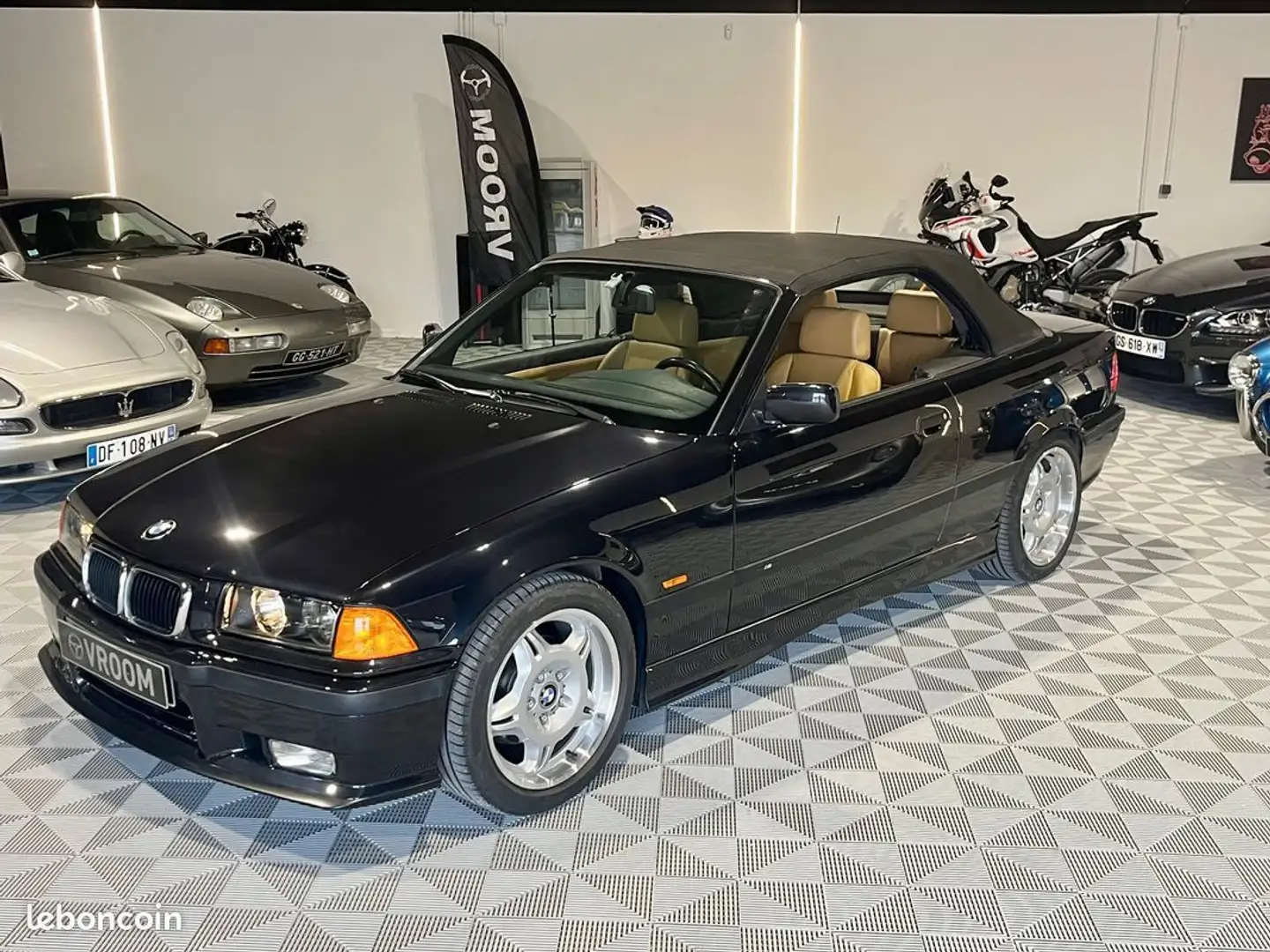 BMW 328 328i cabriolet pack m Noir - 1