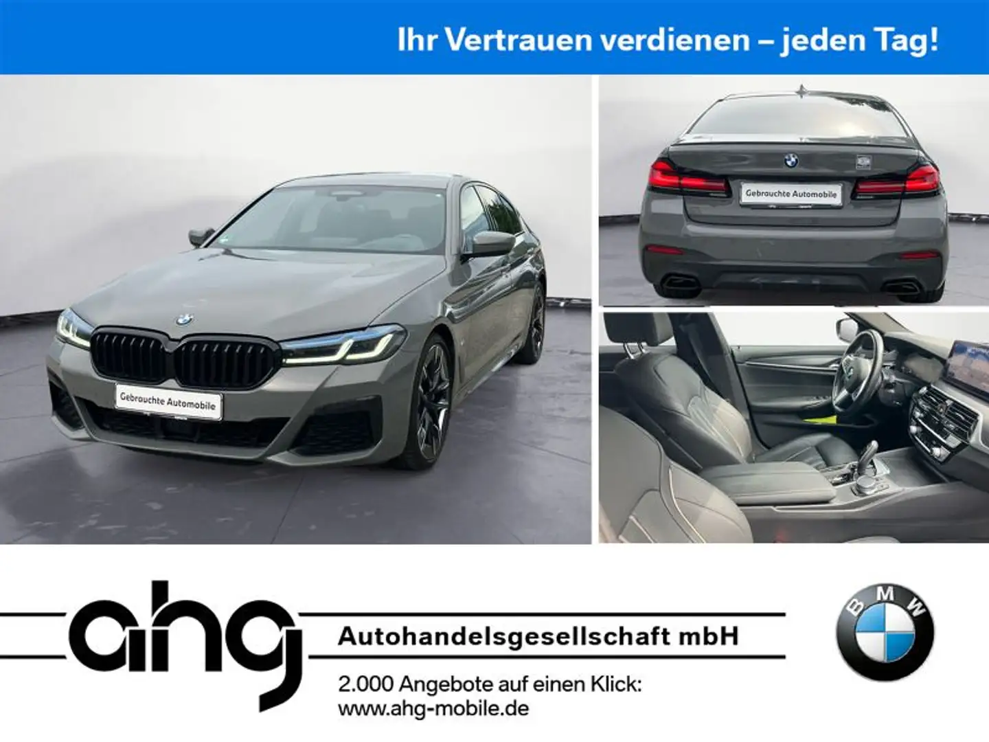 BMW 530 d xDrive M Sportpaket Innovationsp. Klimaaut. Grau - 1