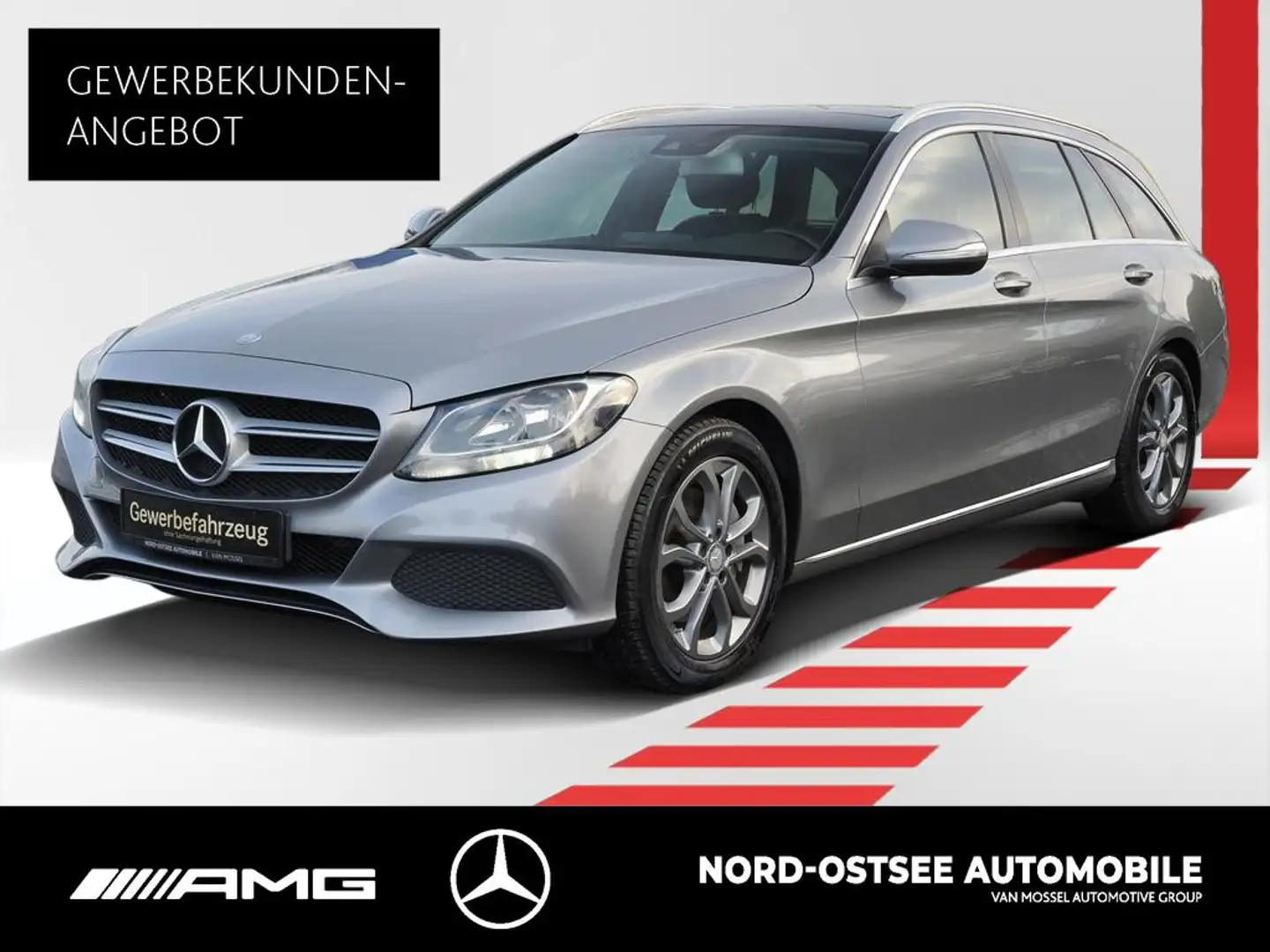 Mercedes-Benz C 250 T Avantgarde PANO AHK COMAND Argent - 1