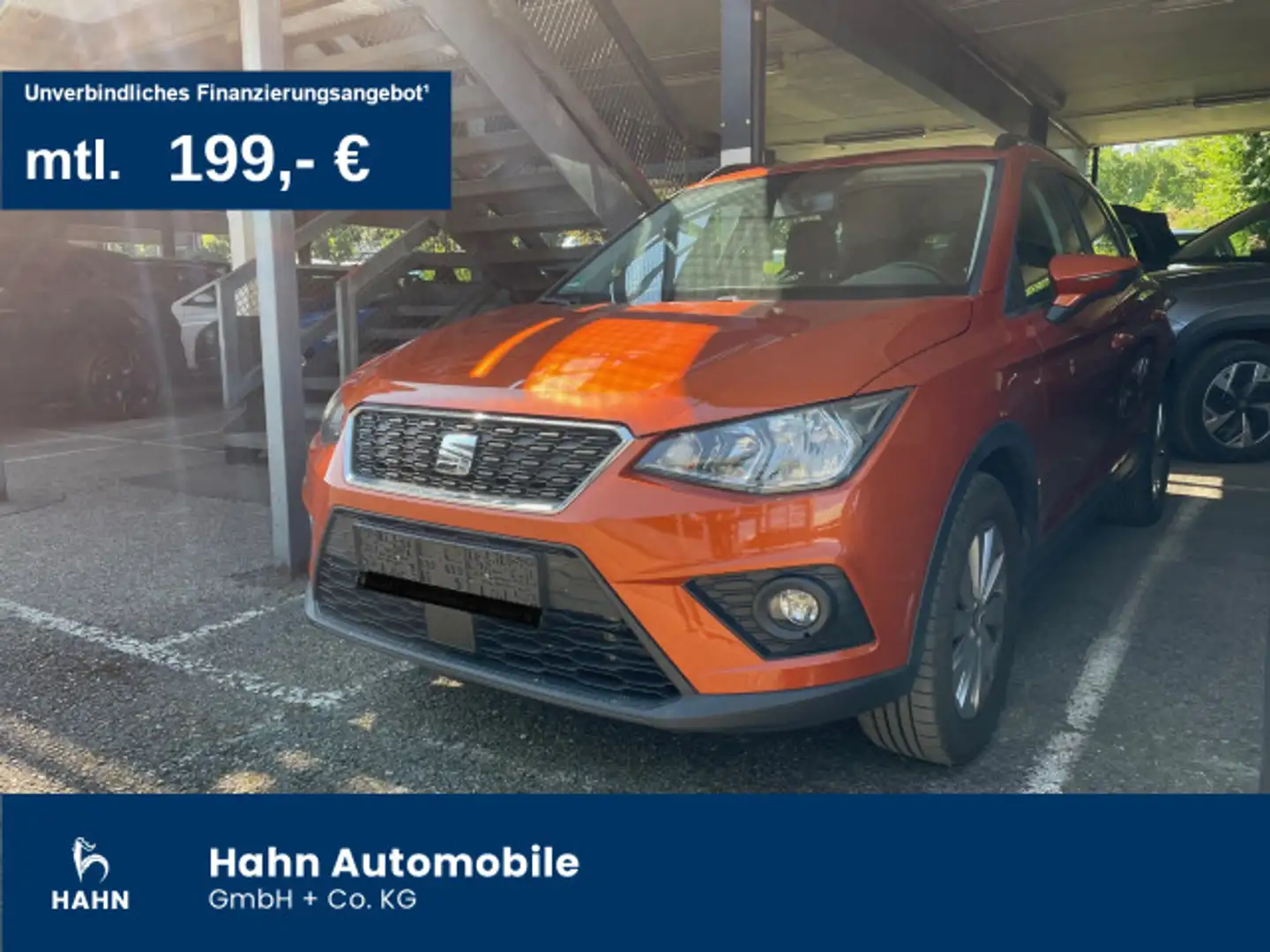 SEAT Arona Style 1.6TDI DSG AHK Klima Radio Bluetooth Orange - 1
