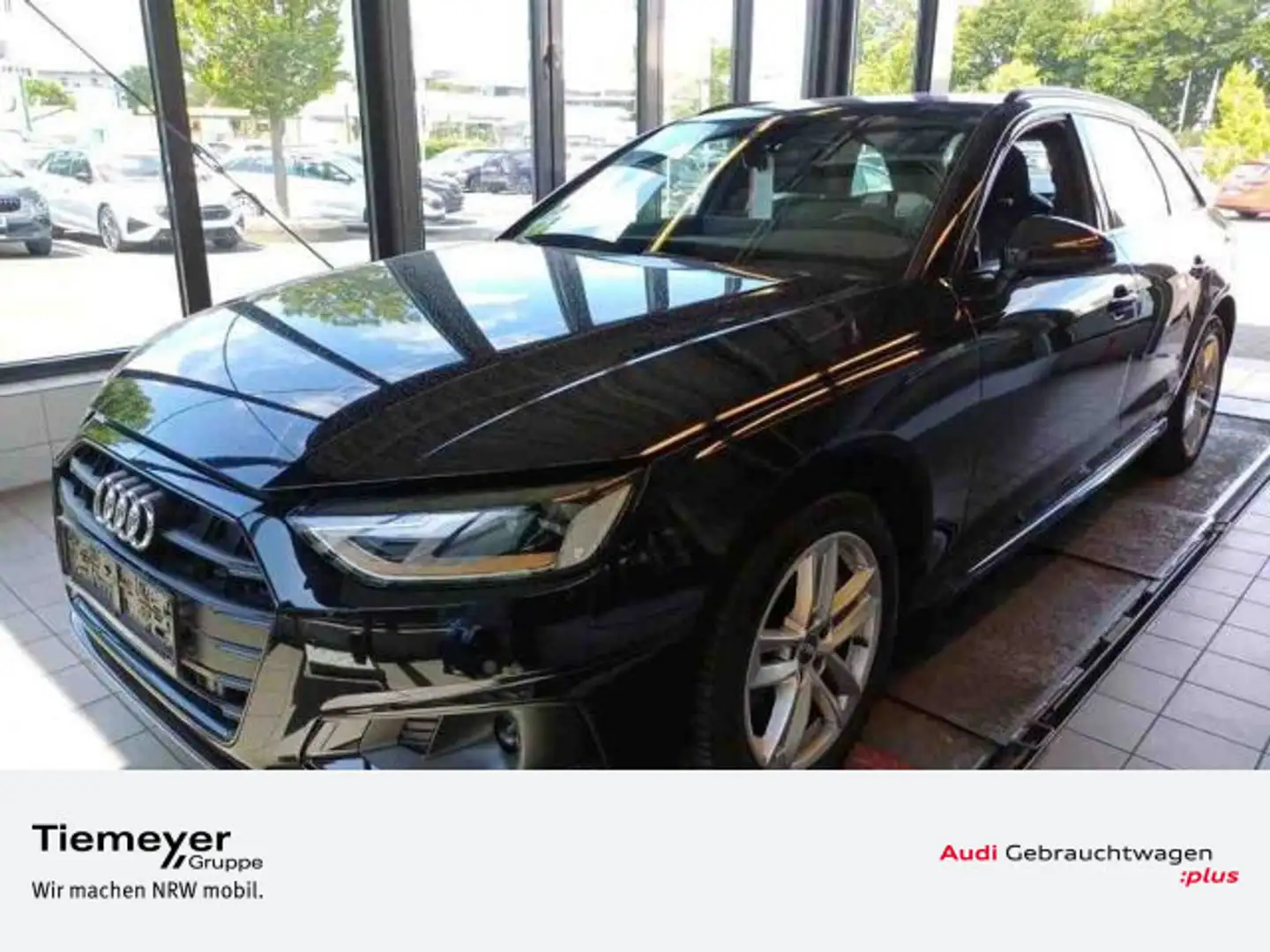 Audi A4 40 TDI ADVANCED LEDER AHK eSITZE ACC-TO Schwarz - 1