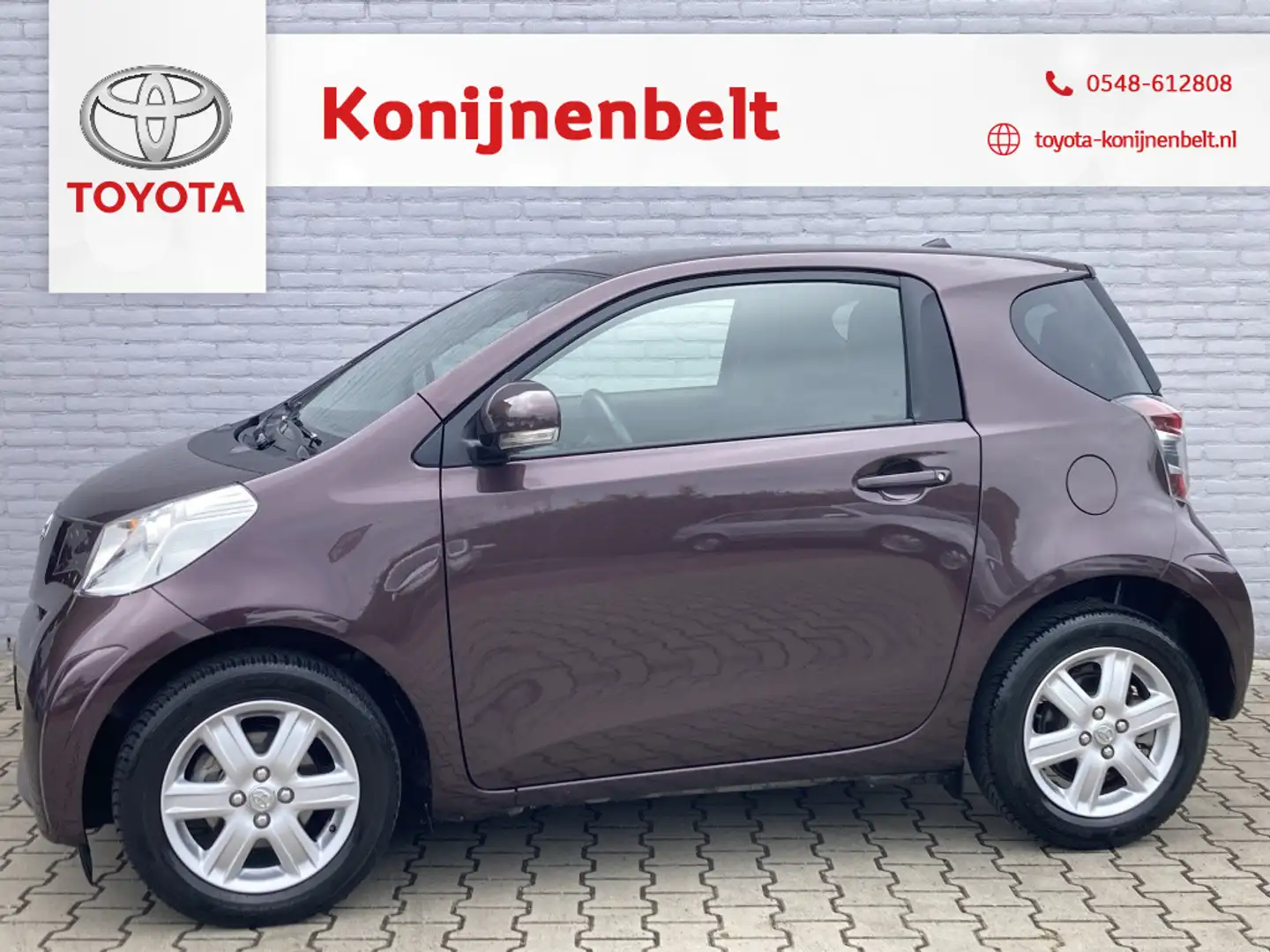Toyota iQ 1.0 VVTi Comfort | Airco | LM velgen | CPV | Stuur Violett - 1