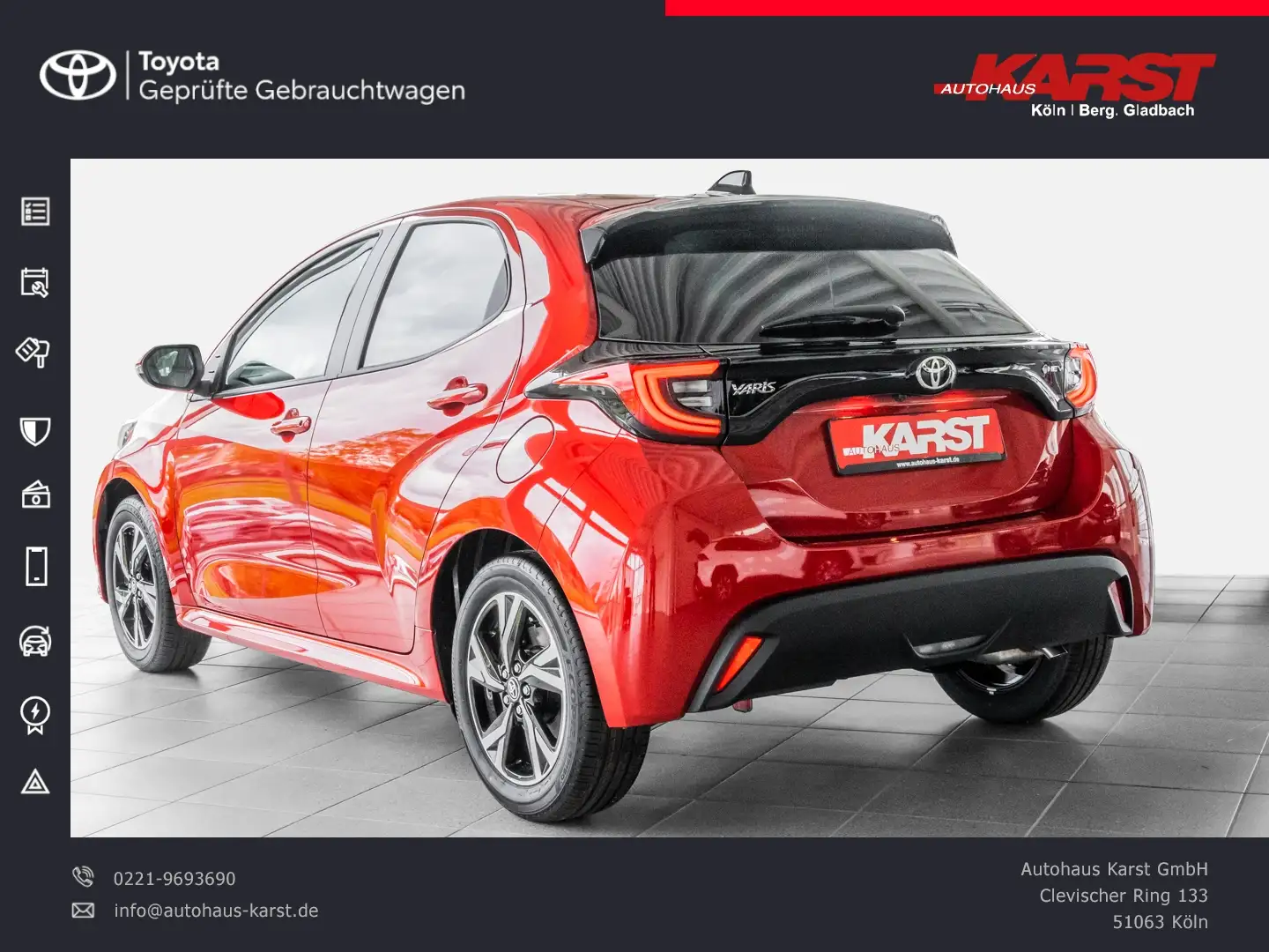 Toyota Yaris - 1.5 l Hybrid Comfort Paket Rot - 2