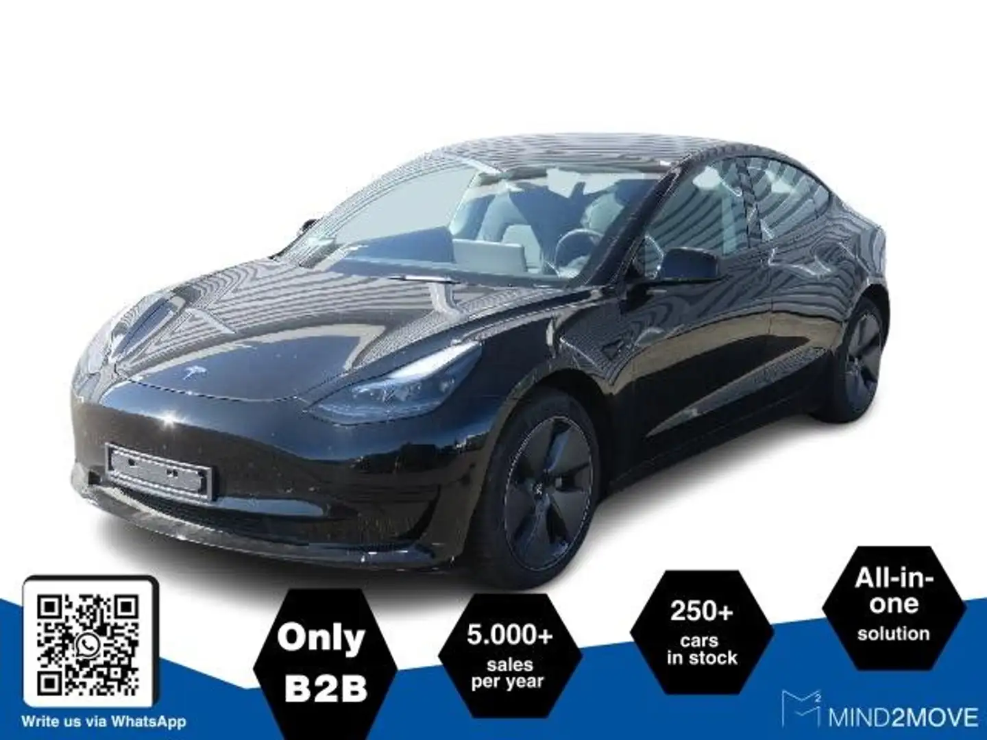 Tesla Model 3 RWD Schwarz - 1