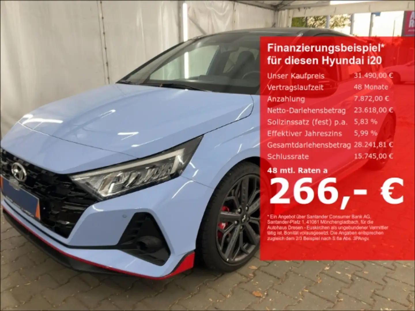 Hyundai i20 N Performance 204 PS NAVI WINTERRÄDER Blau - 1
