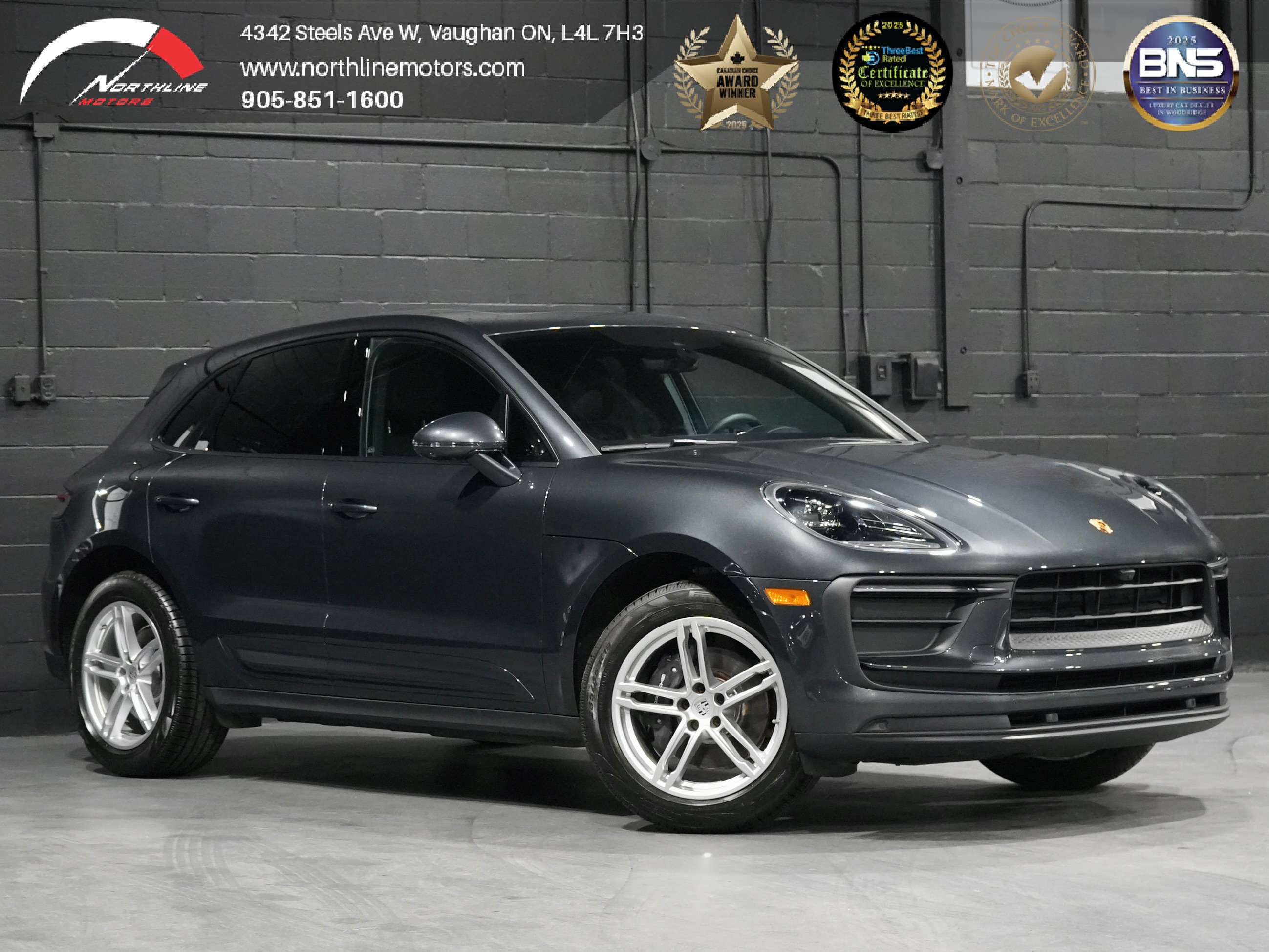 Gray 2023 Porsche Macan AWD SUV / Crossover All-Wheel Drive 7-Speed Automatic