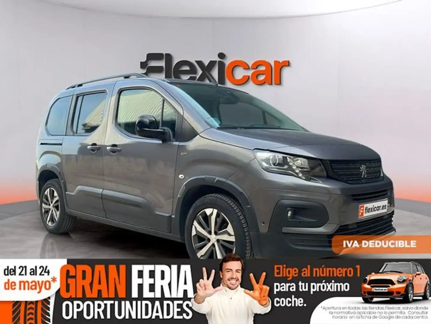 Peugeot Rifter GT BlueHDi 130 Gris - 1