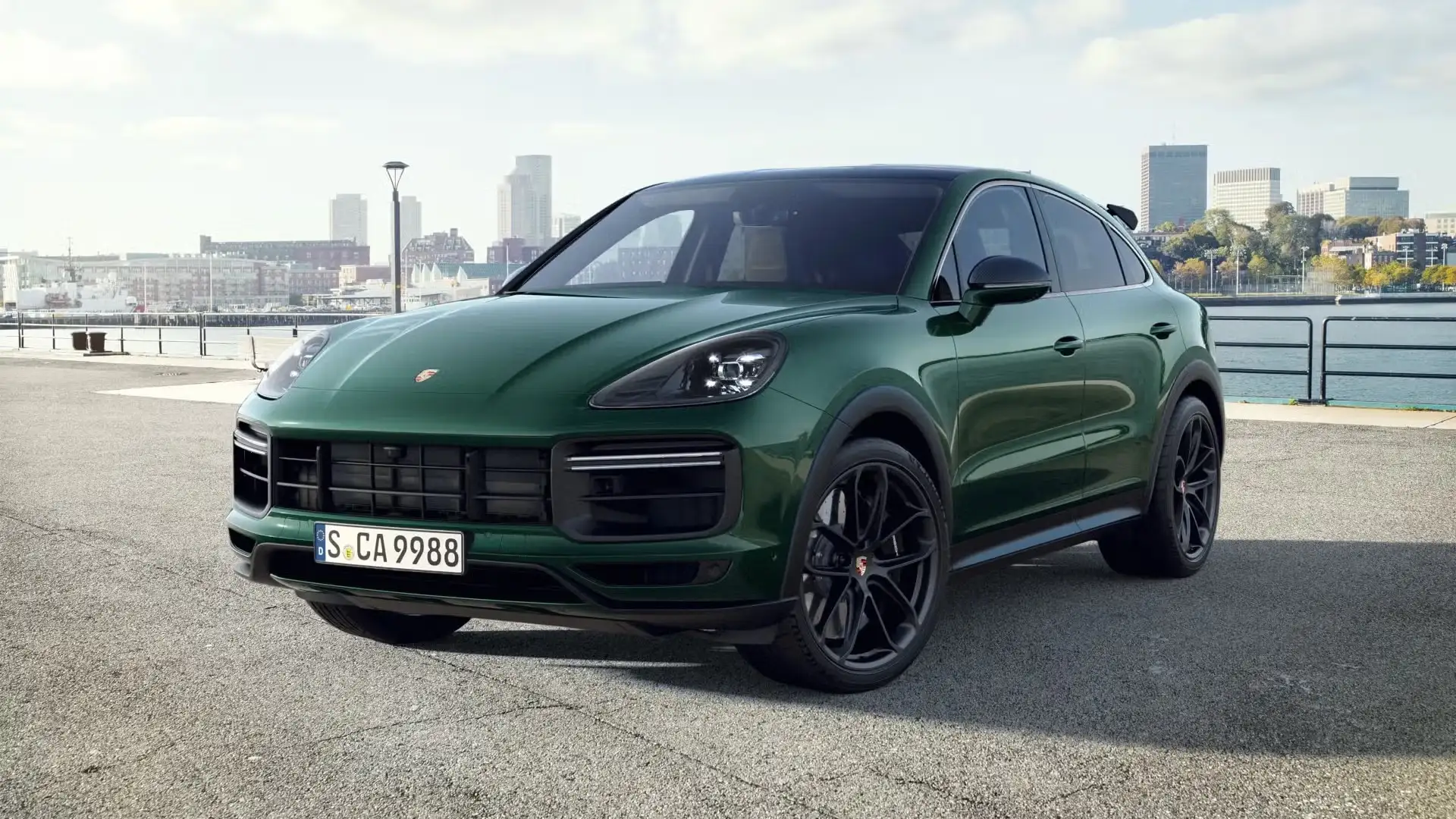 Porsche Cayenne Turbo GT Coupé Groen - 1