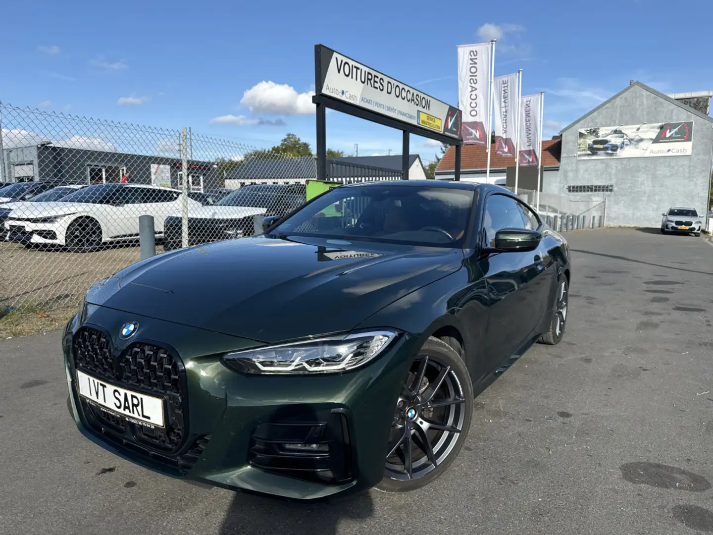 BMW 420 i Coupé Pack M Auto Vert - 1
