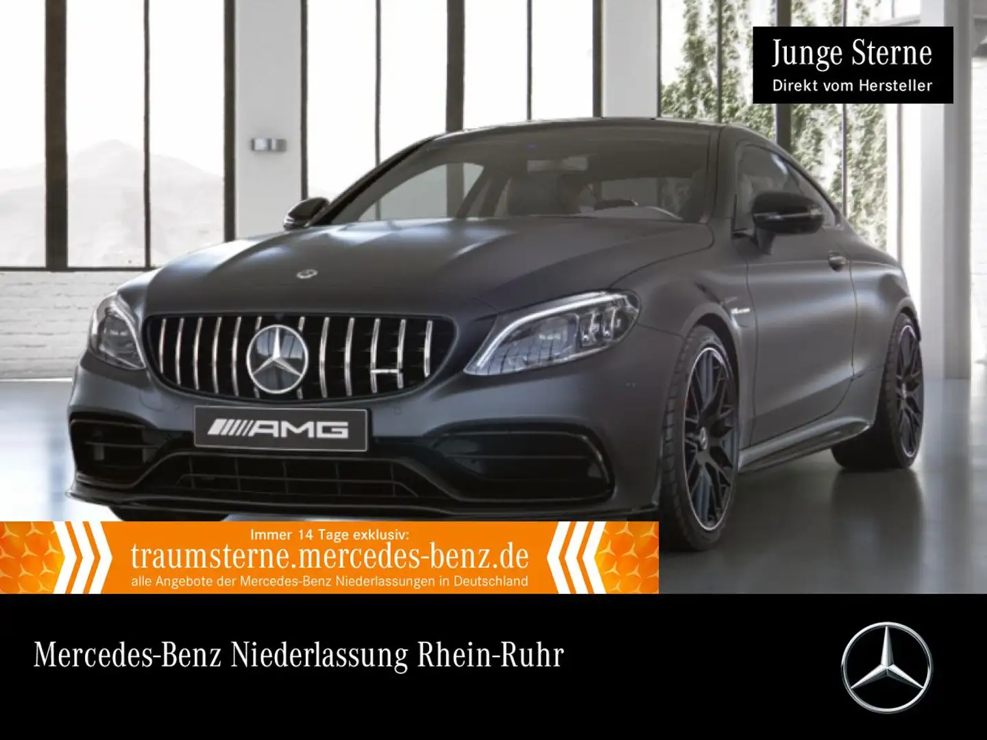 Mercedes-Benz C 63 AMG C 63 S Coupé NIGHT+DRIVERS+PANO+360+MULTIBEAM+9G Grau - 1