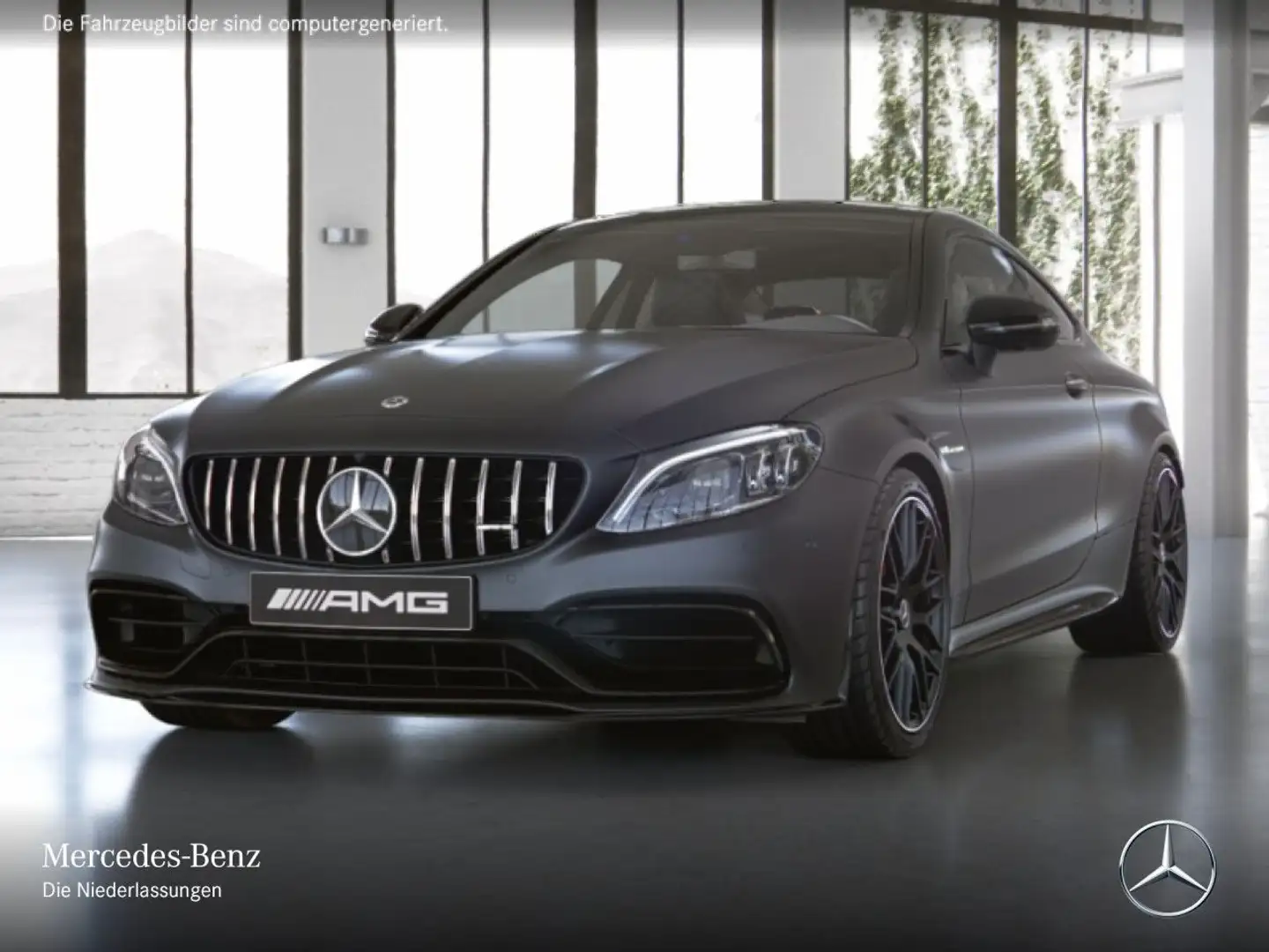 Mercedes-Benz C 63 AMG C 63 S Coupé NIGHT+DRIVERS+PANO+360+MULTIBEAM+9G Grau - 2