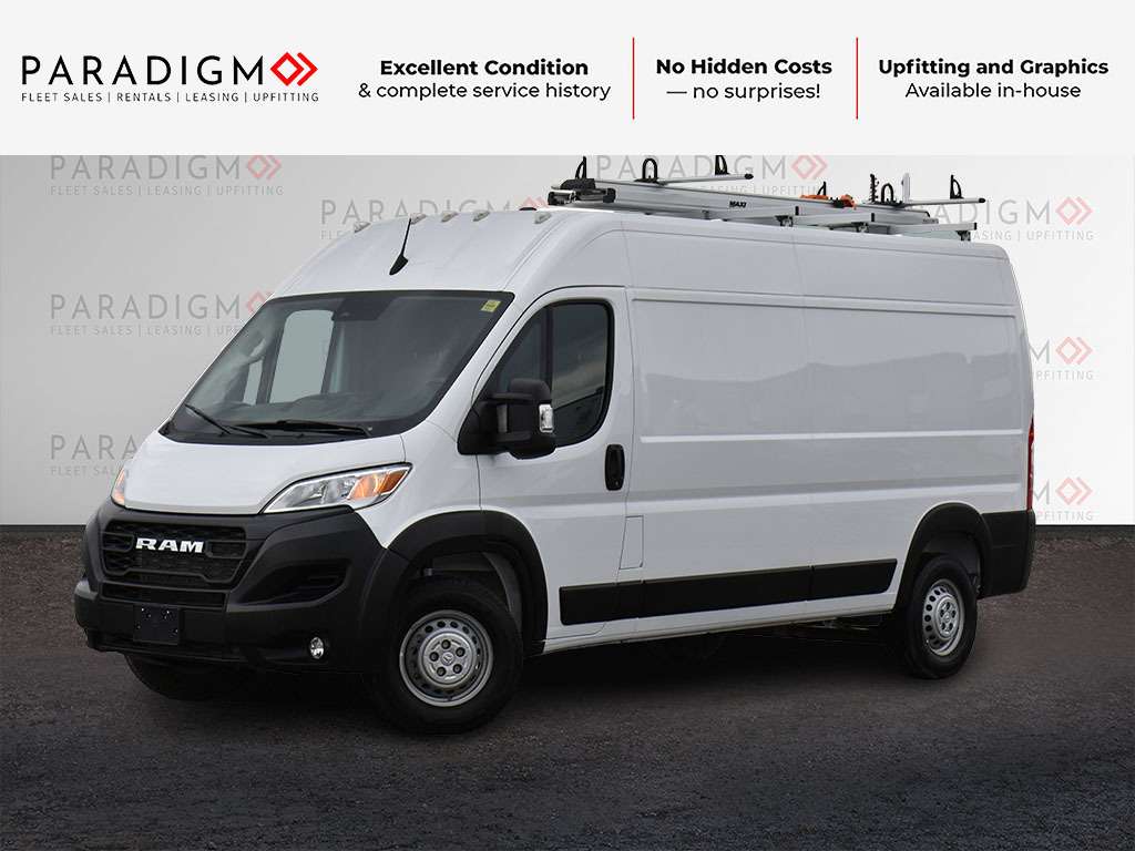 White 2025 RAM ProMaster Van Front-Wheel Drive 9-Speed Automatic
