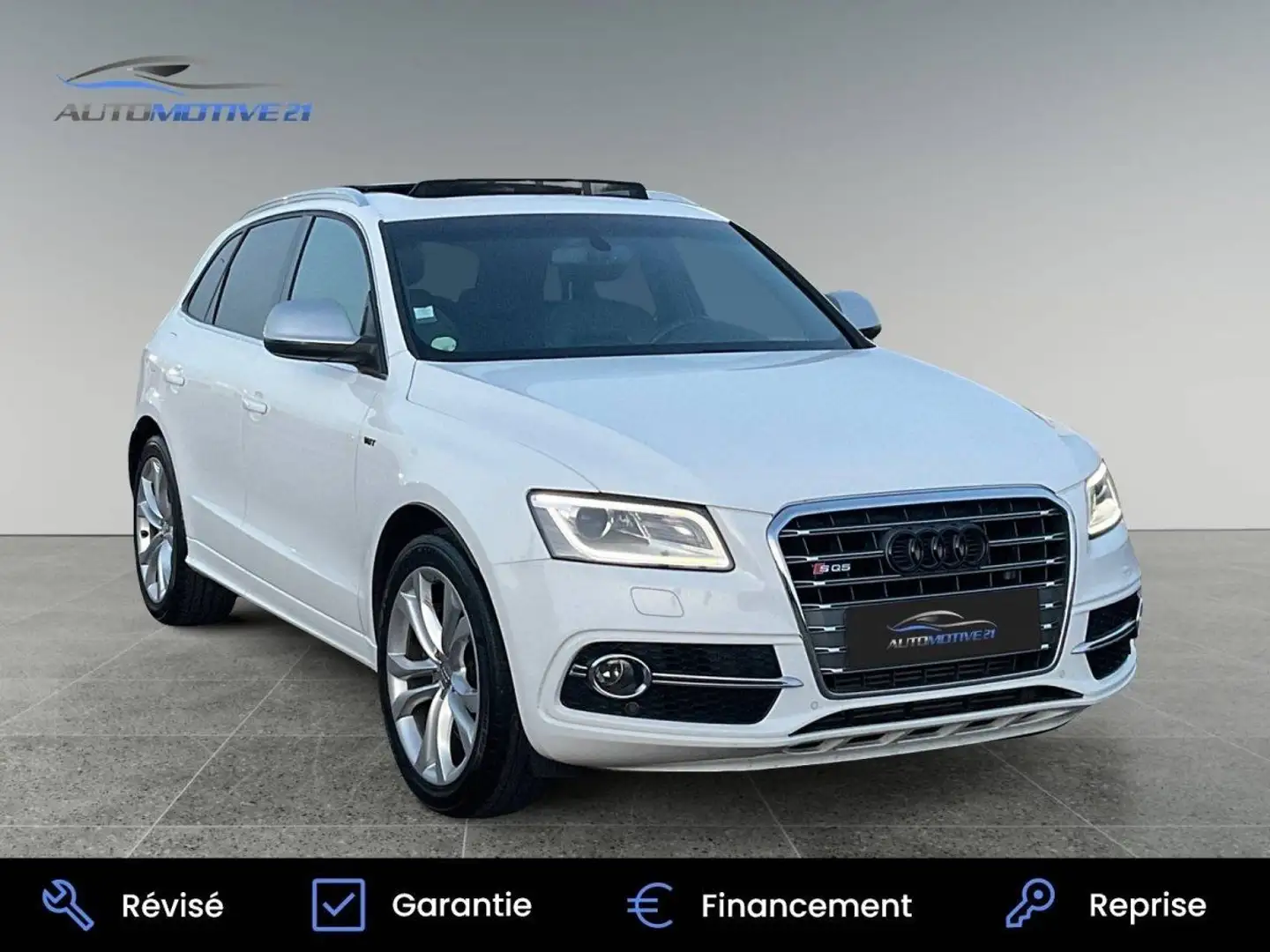 Audi SQ5 3.0 V6 BiTDI 313ch quattro Tiptronic Blanc - 2