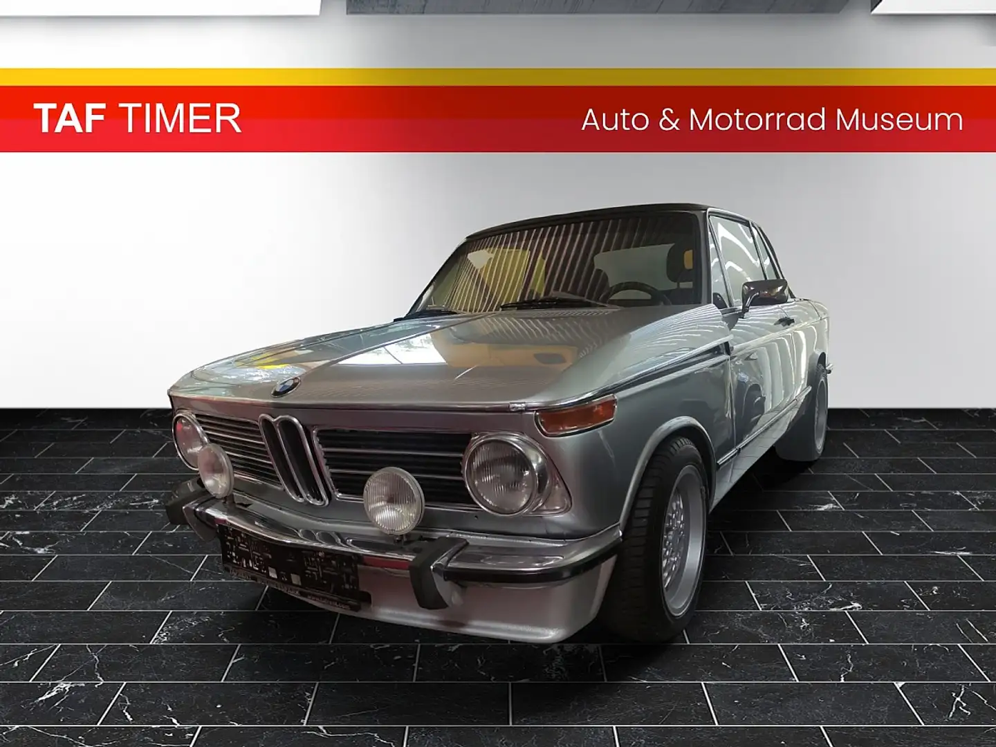 BMW 2002 1600 Baur Targa Silber - 1