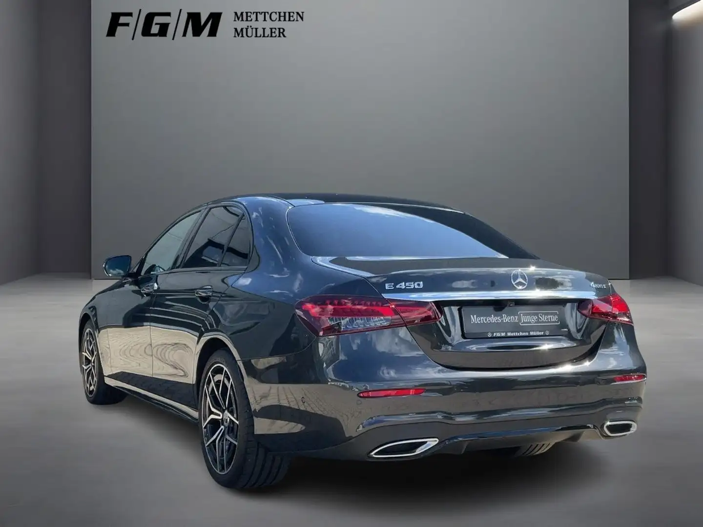 Mercedes-Benz E 450 4M AMG Line Burm|MBeam|S-Dach|TWA|Night Gris - 2