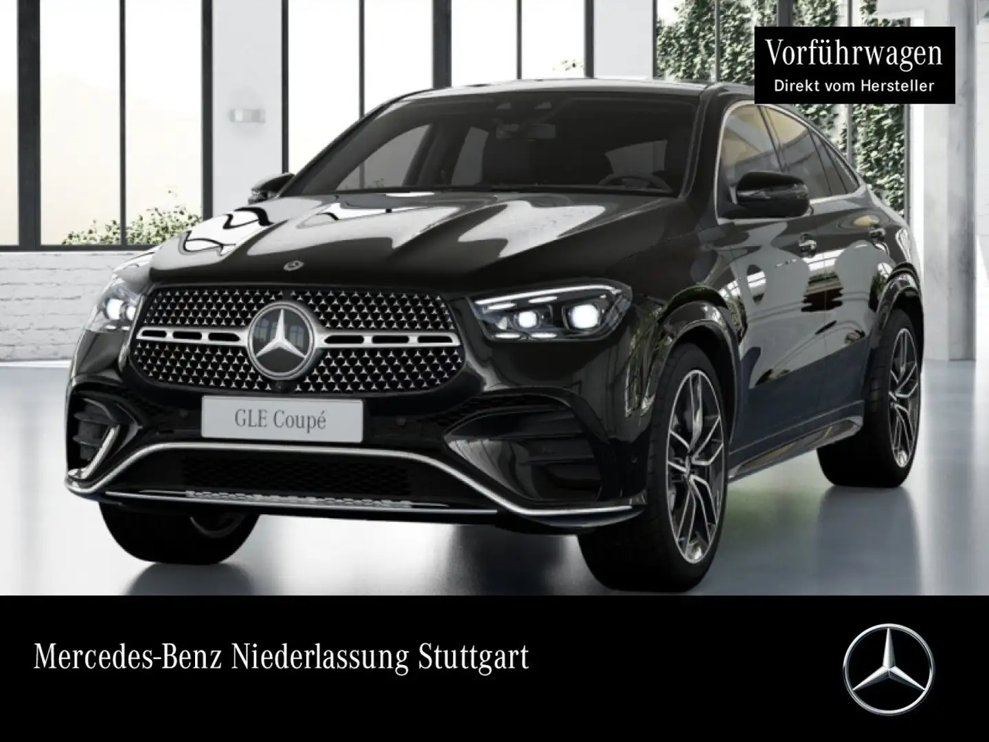 Mercedes-Benz GLE 450 d Coupé 4M AMG+PANO+360+AHK+MULTIBEAM+22" Schwarz - 1