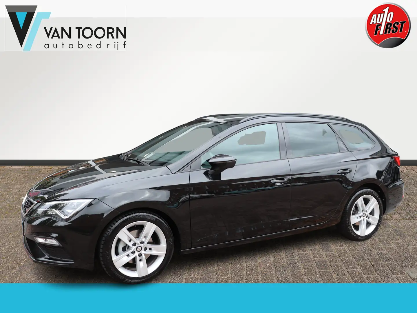 SEAT Leon ST 1.4 EcoTSI FR. Nederlandse auto! Navigatie. Noir - 1