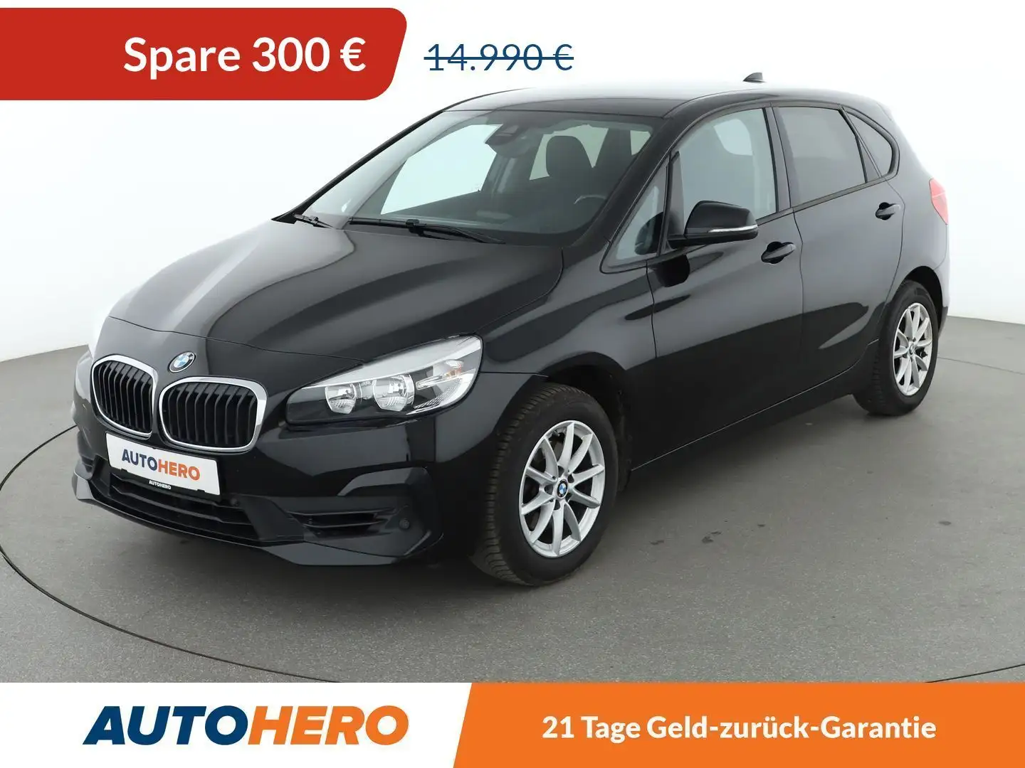 BMW 218 218i Active Tourer Advantage *NAVI*TEMPO*PDC*AHK* Schwarz - 1