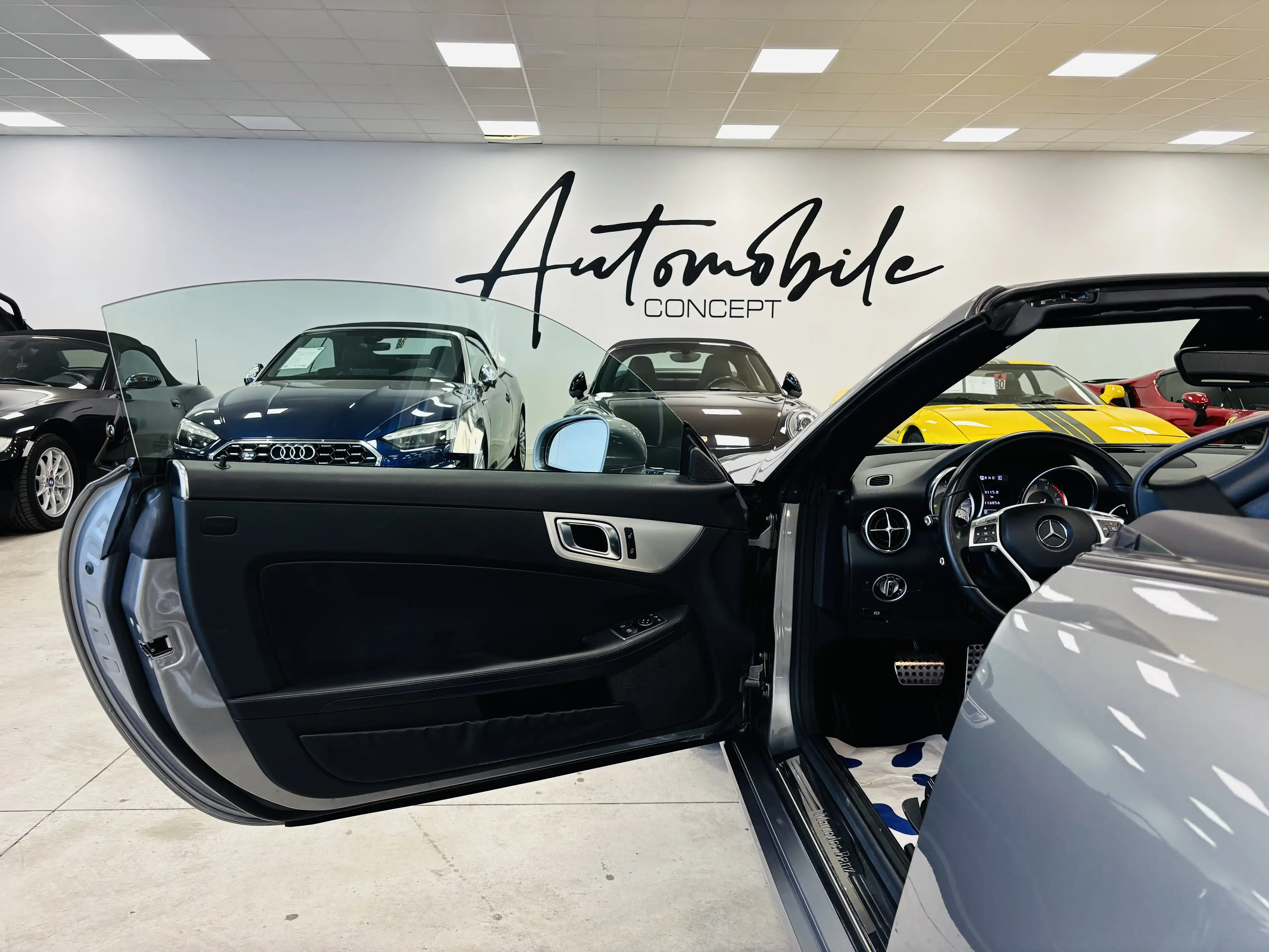 Mercedes-Benz SLK 200 ✅1AN GARANTIE✅PANO✅BOITE AUTO✅GPS✅CARNET — photo 13