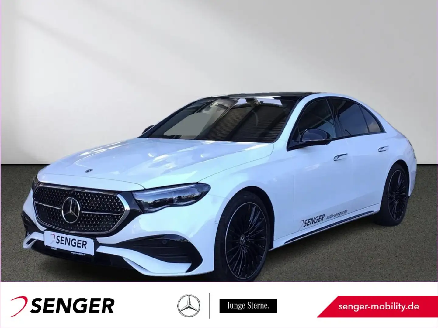 Mercedes-Benz E 450 d 4M AMG DigitalLight Standhzg. AHK 360°K. Blanc - 1