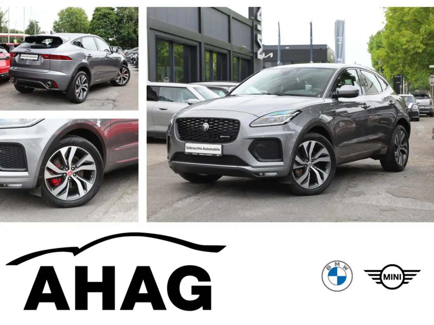 Jaguar E-Pace E-PACE P250 R-DYNAMIC S AWD Blackpack Winterpake Gris - 1