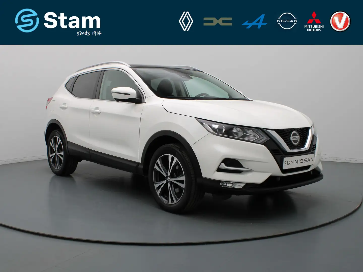 Nissan Qashqai 140pk DIG-T N-Connecta 360° Camera | Cruise | Navi Weiß - 1