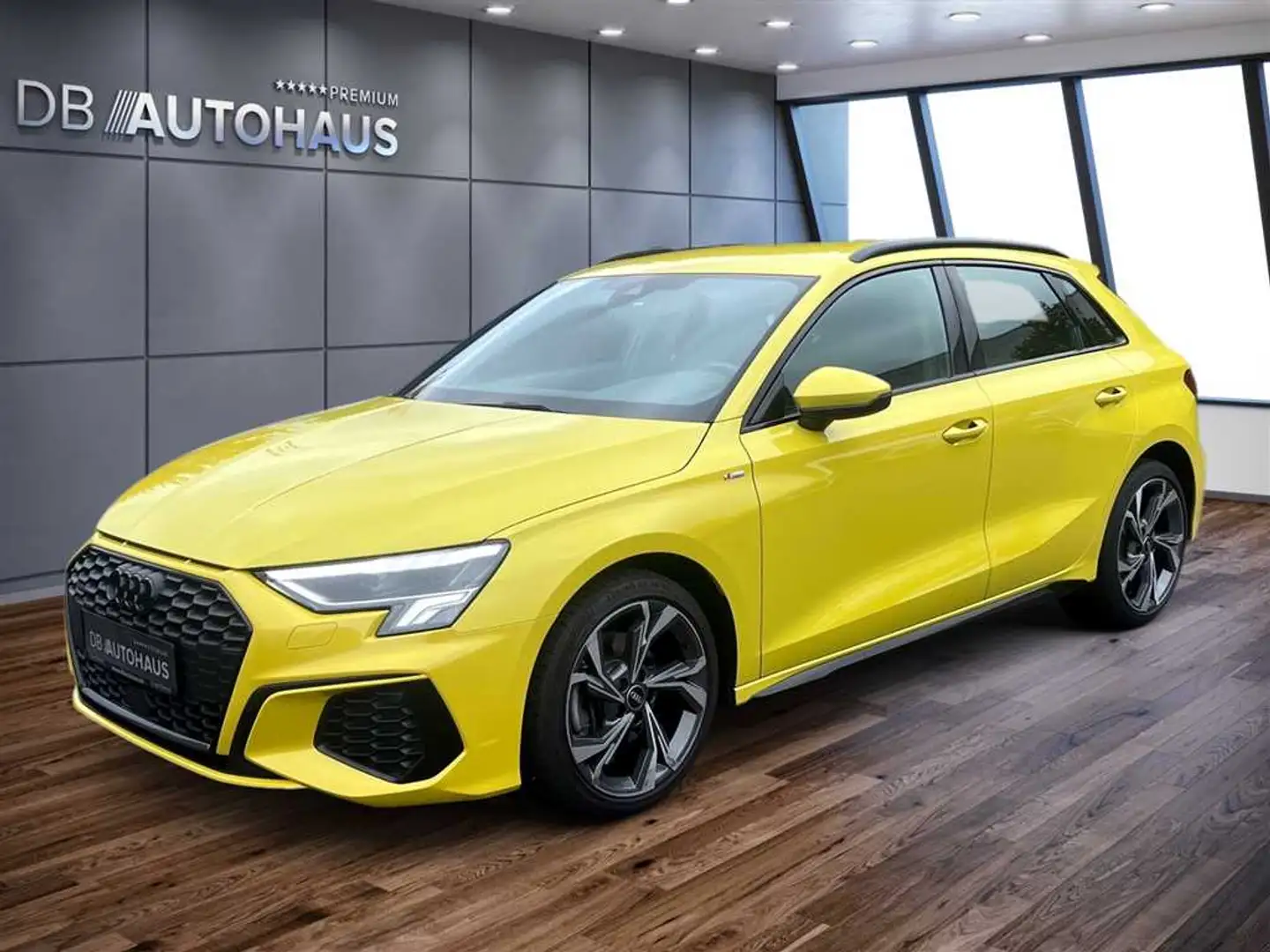 Audi A3 S line 40 2.0 TFSI quattro S-tronic Jaune - 1