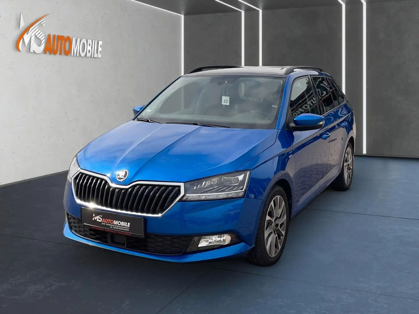 Skoda Fabia Combi Clever Best of+LED+ACC+PDC+SHZG+PANO Blau - 1