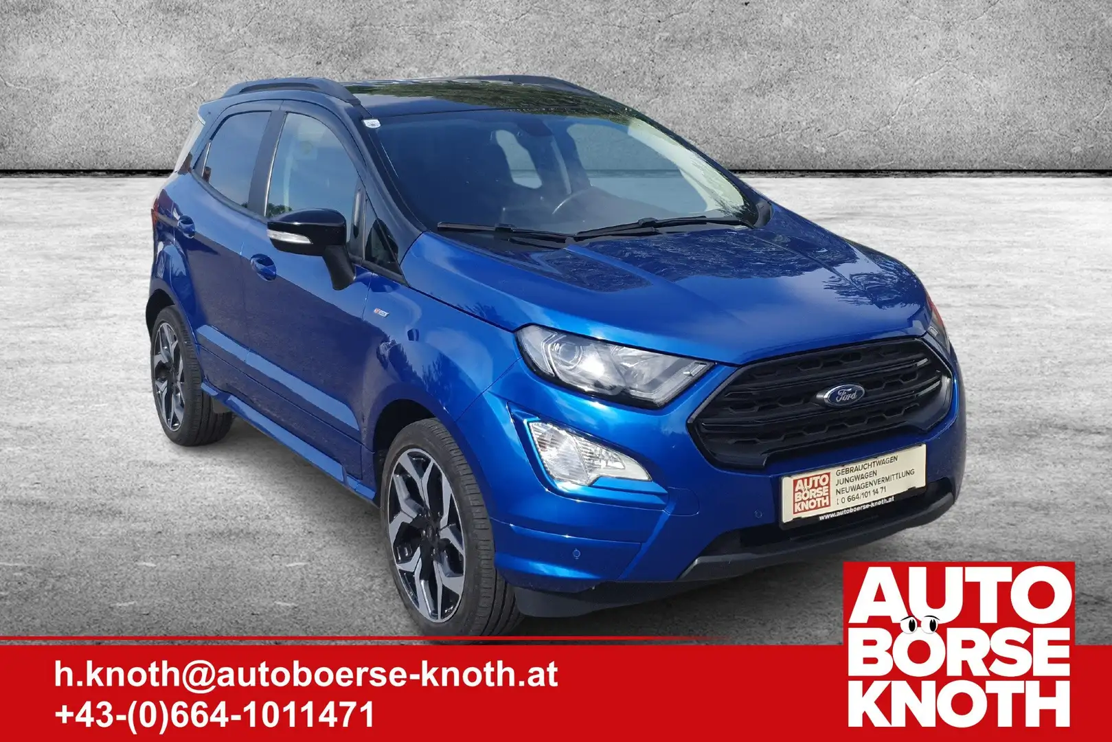 Ford EcoSport ST-Line Winterpaket,  AHV ,Service neu Bleu - 2