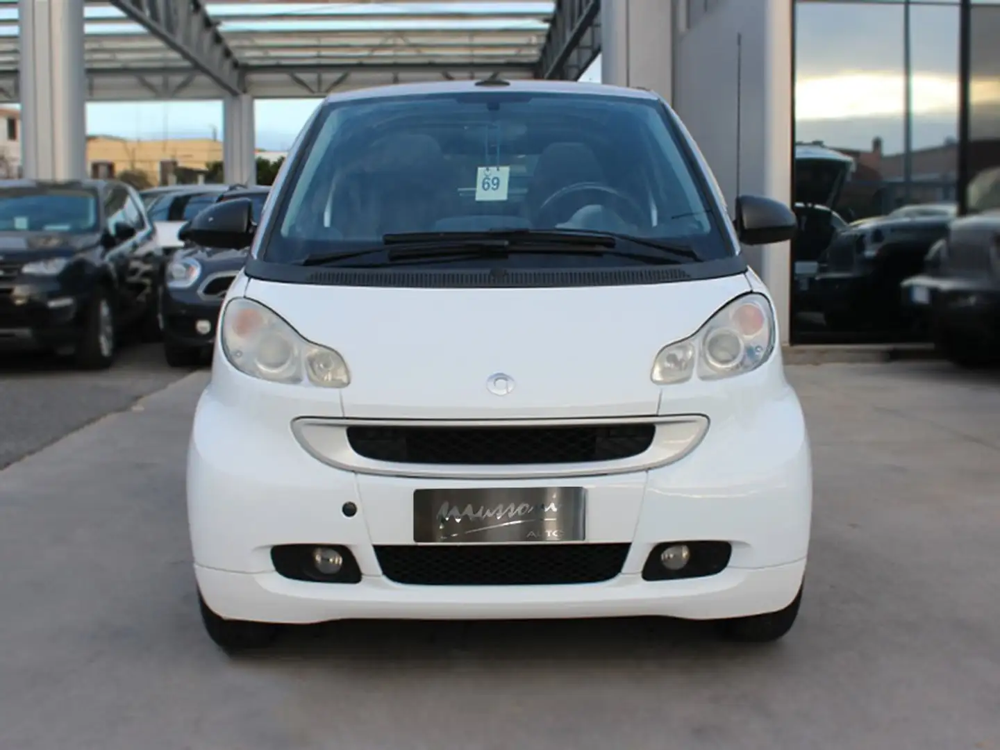 smart forTwo Cabrio 1.0 mhd Passion 71cv FL Bianco - 2