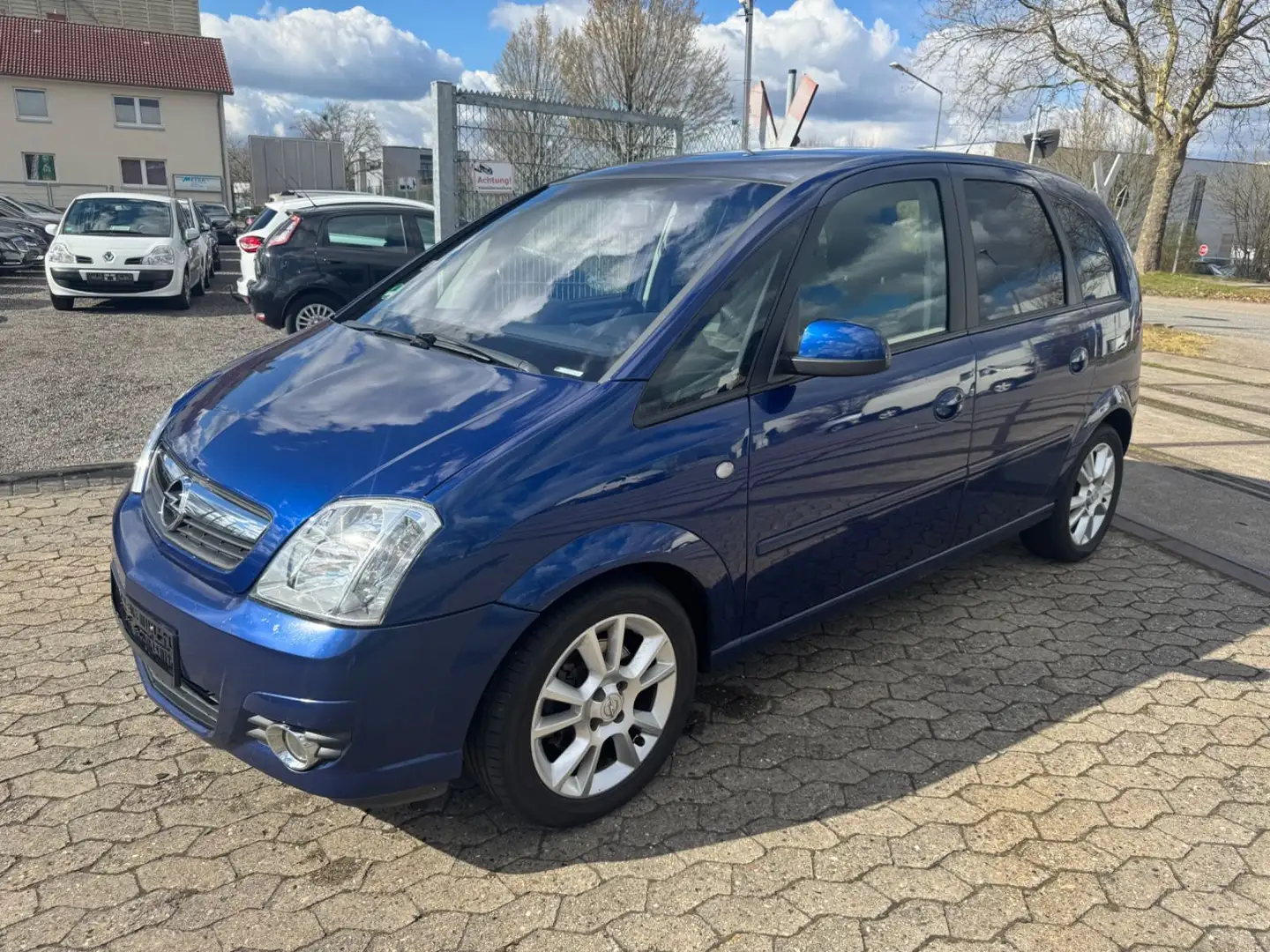 Opel Meriva Cosmo 1,6 LPG*Klimatr*1.Hand*ZR+WaPu NEU* Blau - 1