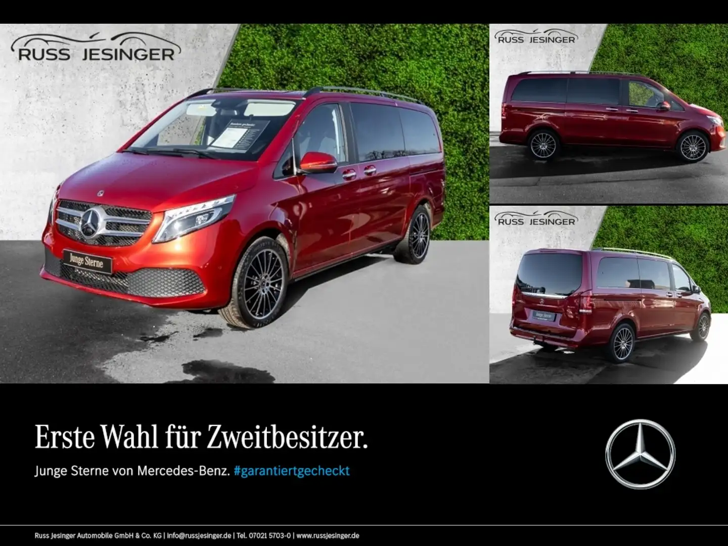 Mercedes-Benz V 300 Lang 4M *LED*MBUX*Kamera*AHK*el.Türen Roşu - 1