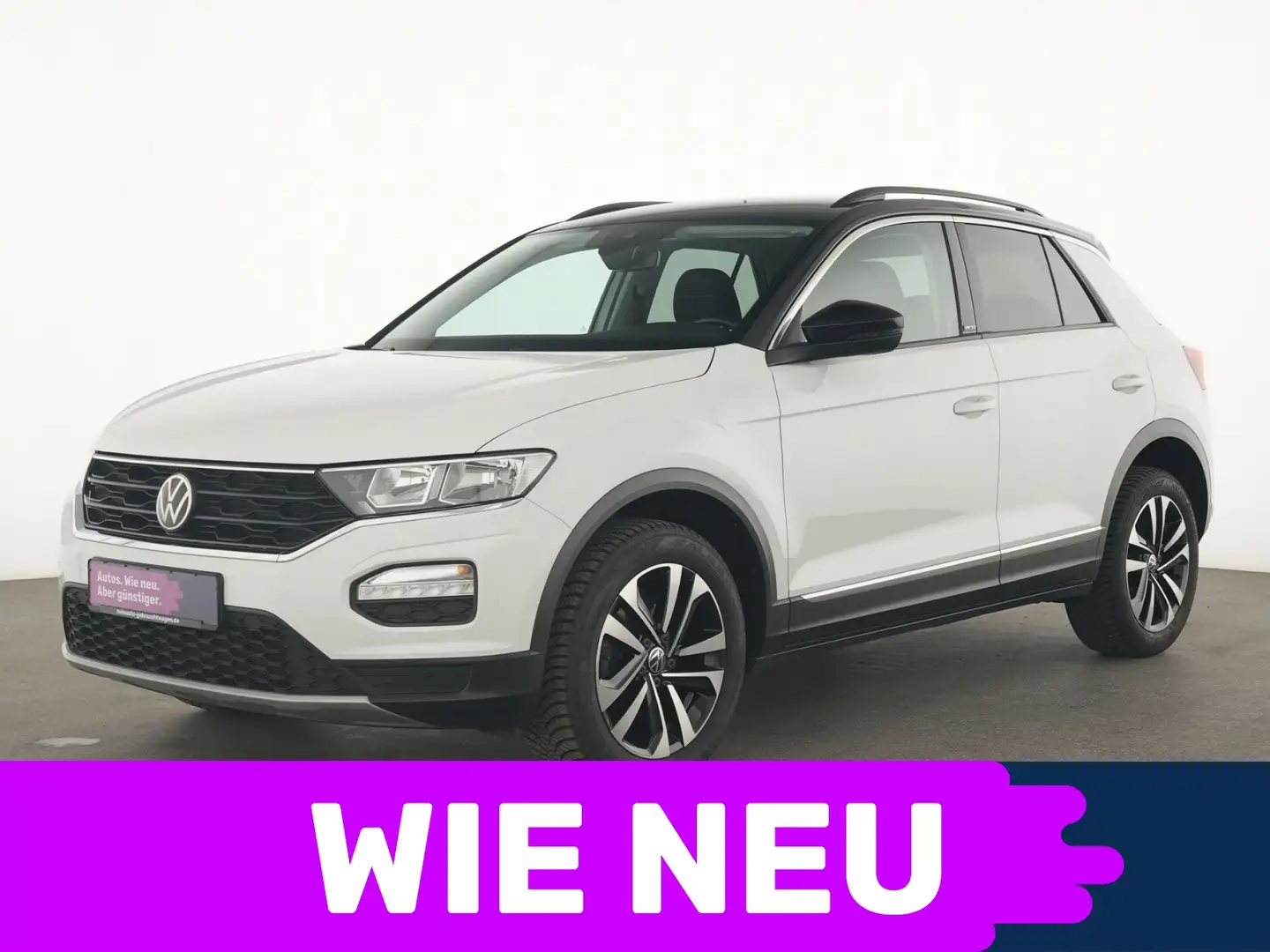 Volkswagen T-Roc United Navigation|AHK|CarPlay|SHZ|AutoHold Weiß - 1