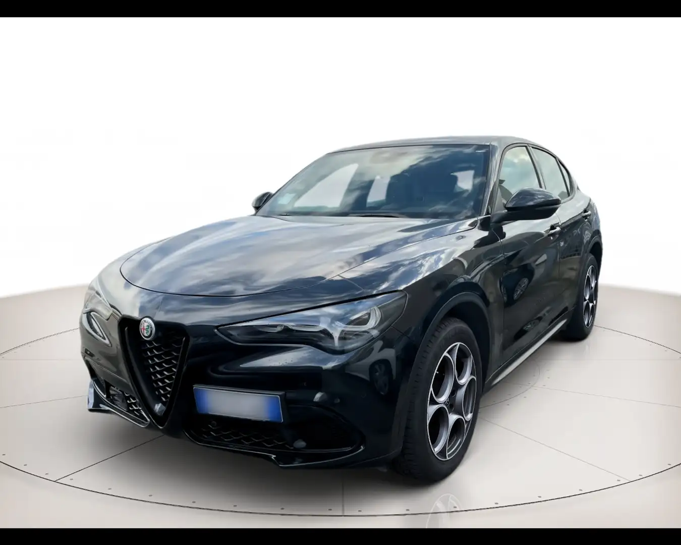 Alfa Romeo Stelvio 2.2 TurboDiesel 210cv Ti Q4 Zwart - 1
