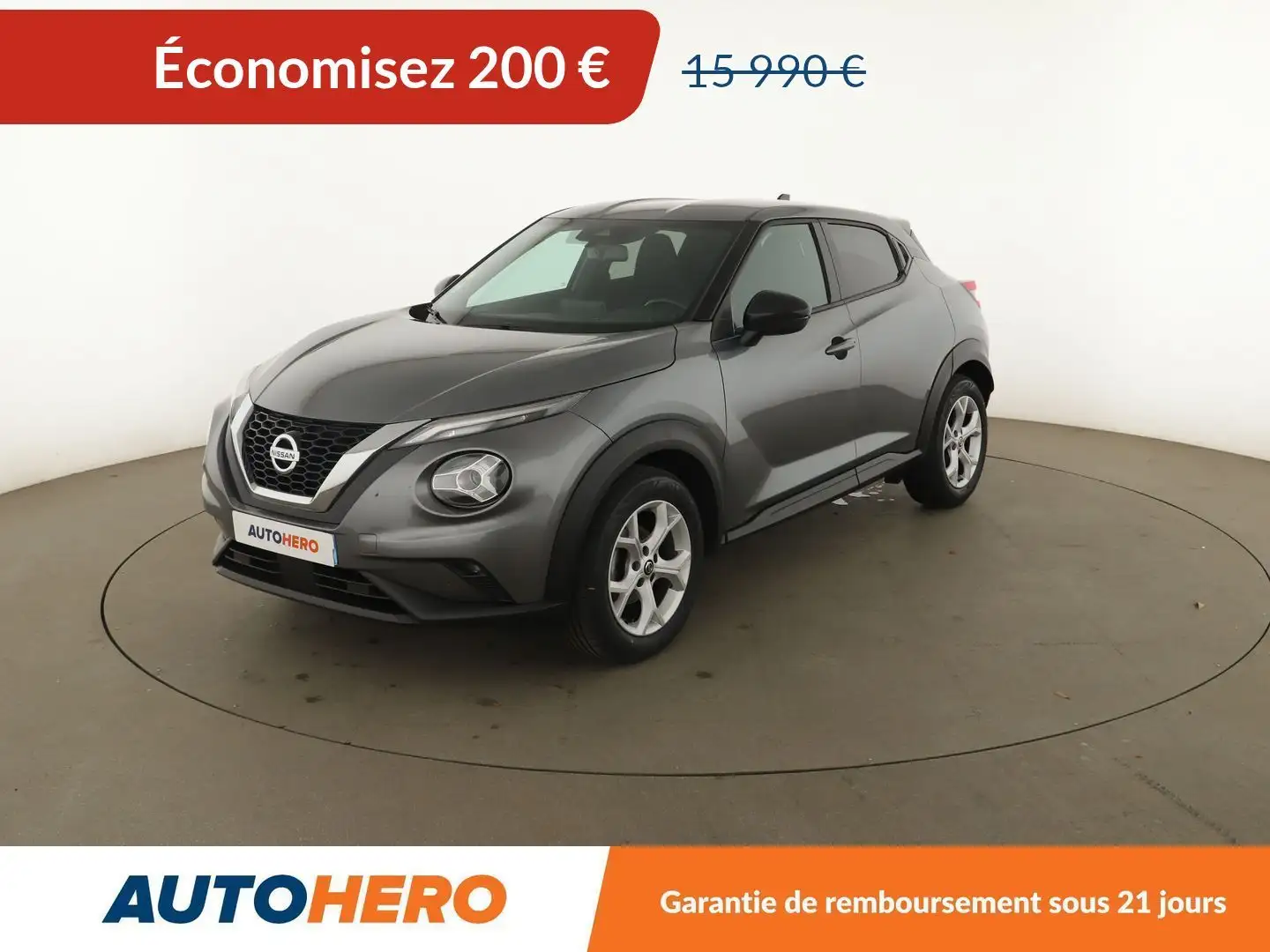 Nissan Juke 1.0 DIG-T N-Connecta CVT Gris - 1
