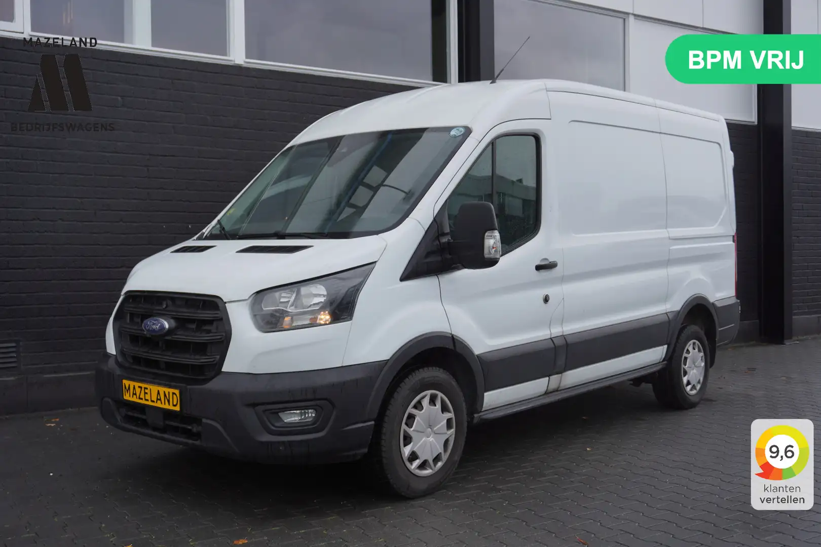Ford Transit 2.0 TDCI 130PK L2H2 EURO 6 - A/C Climate - Navi - Wit - 1