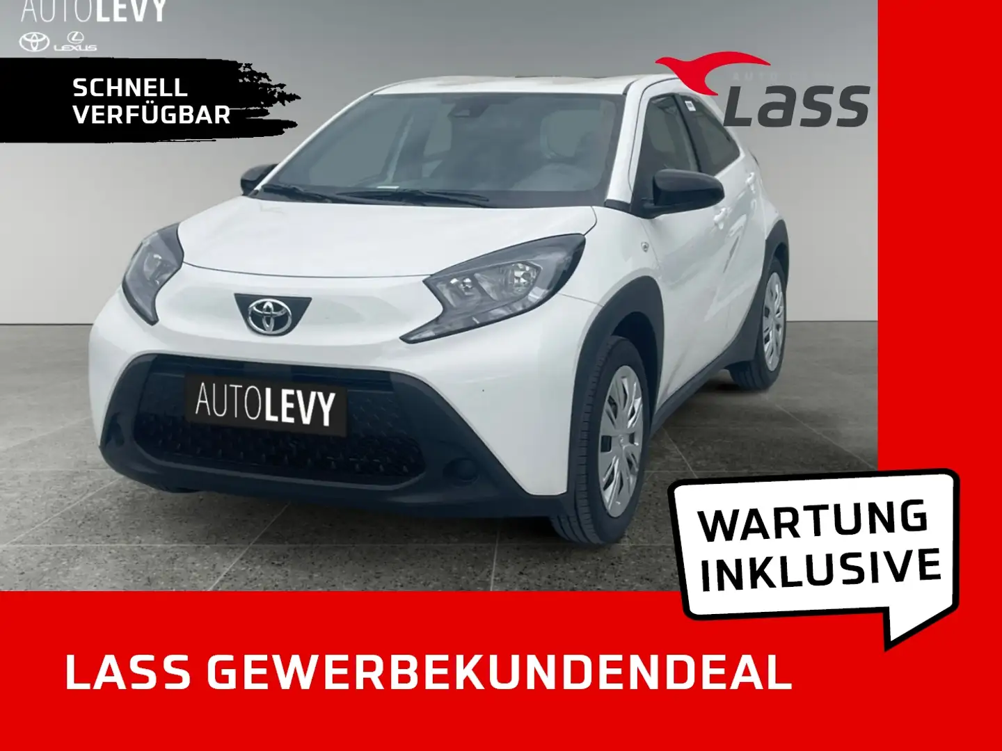 Toyota Aygo X Automatik für Pflege+Medizin inkl. Wartung Blanc - 1