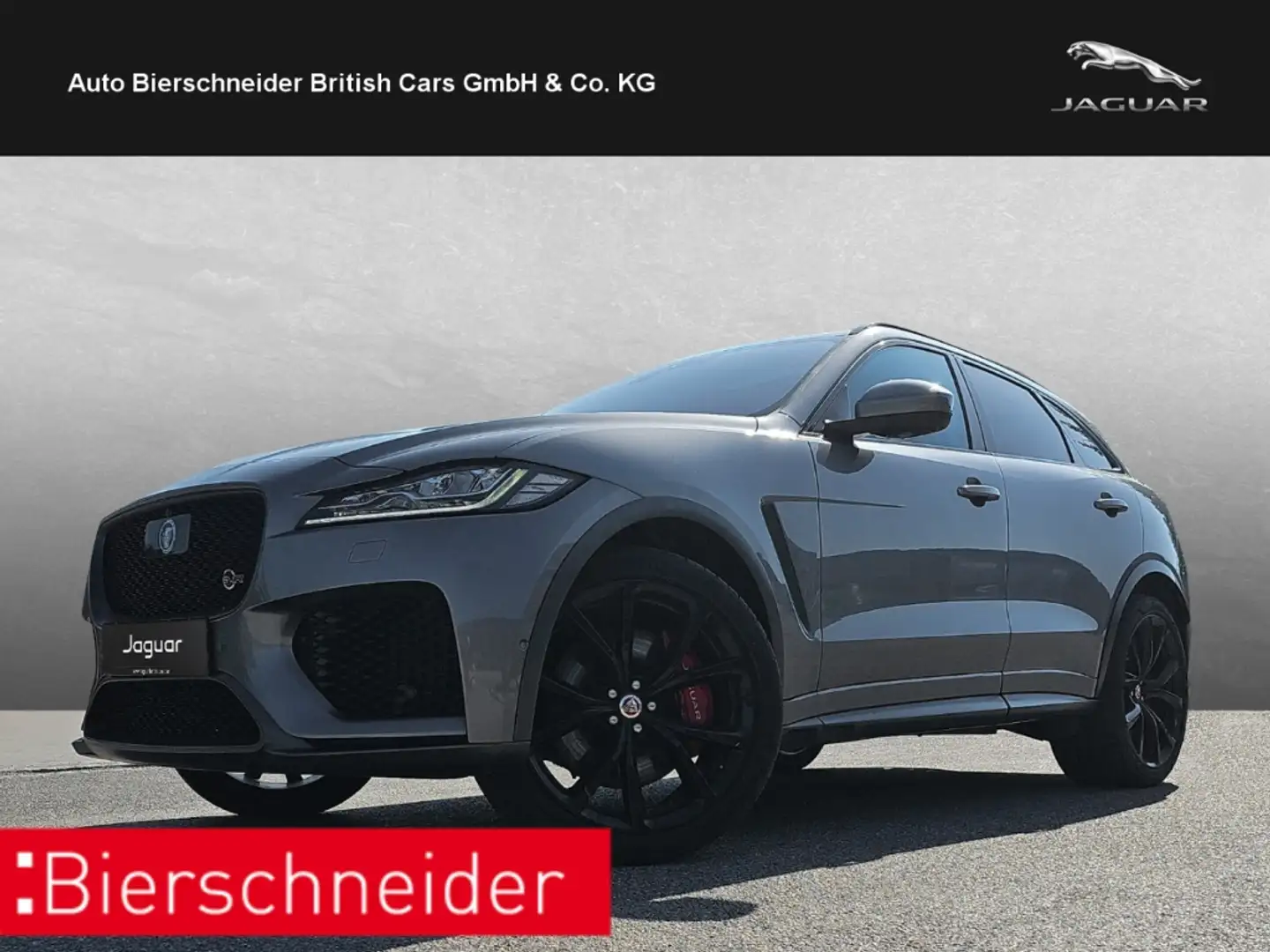 Jaguar F-Pace SVR PANORAMA ACC 22 SITZLÜFTUNG DAB Grijs - 1