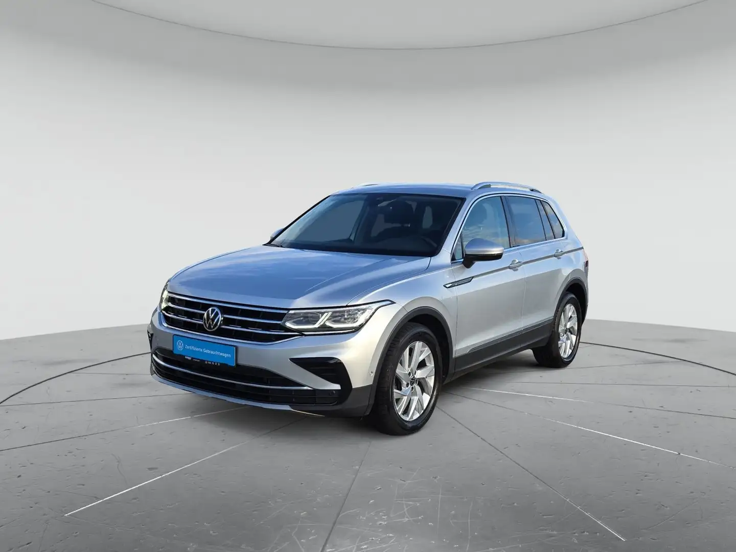 Volkswagen Tiguan Elegance 2.0 TDI DSG, AHK/KAM/NAVI/MATRIX Silber - 2