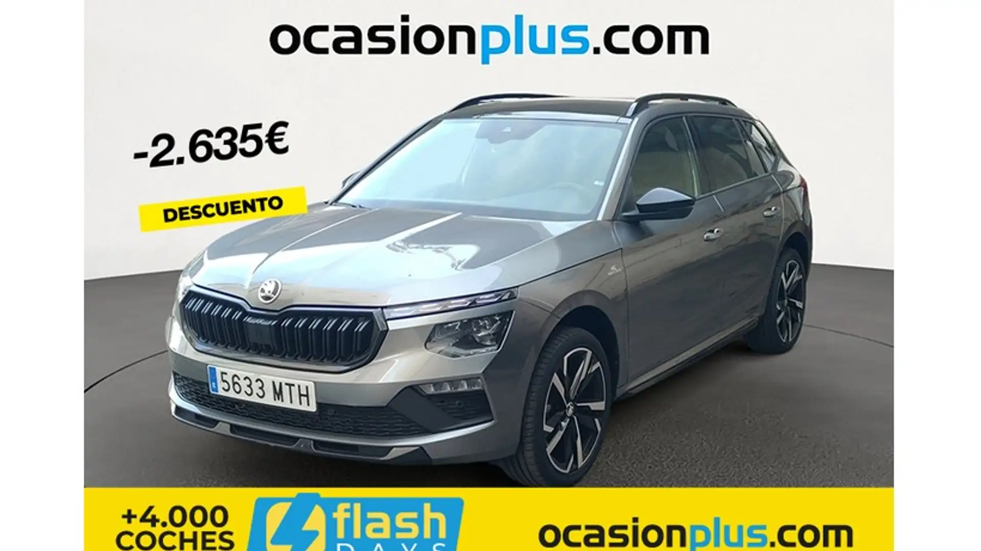 Skoda Kamiq 1.5 TSI Monte Carlo 110kW Gris - 1