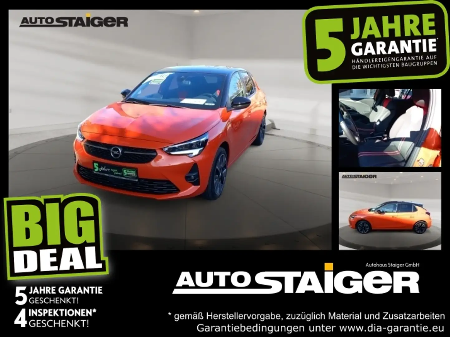 Opel Corsa F e GS Line Parksens*LED*Klima-Automatik Orange - 1