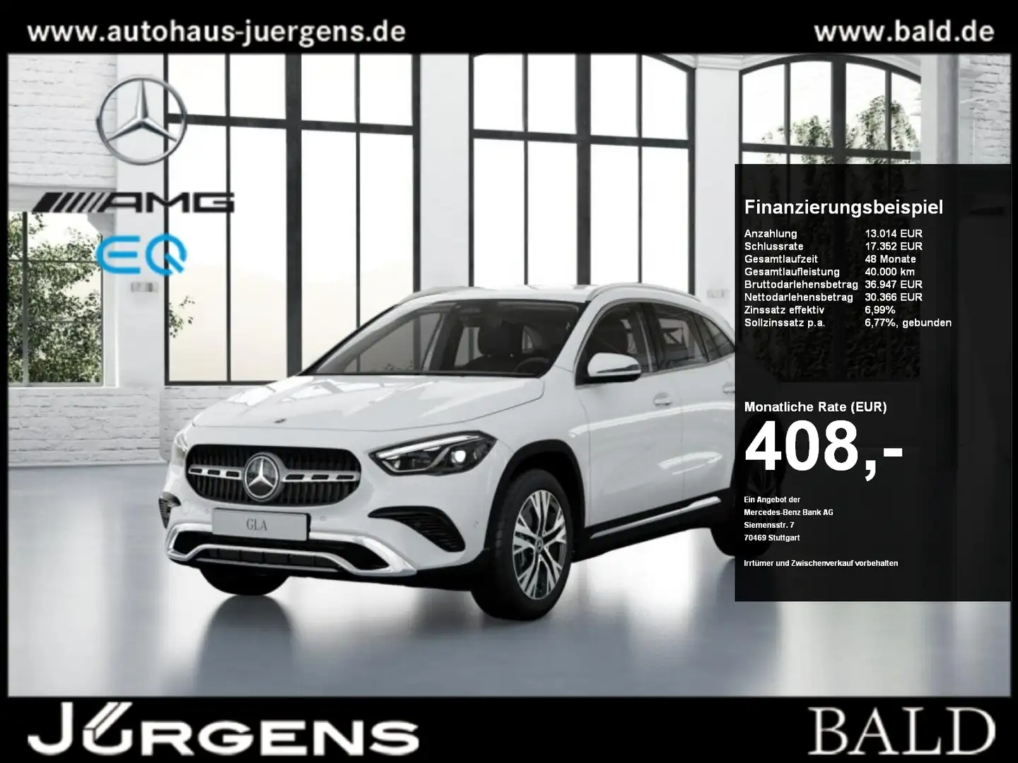 Mercedes-Benz GLA 250 e Progressive/AHK/MBeam/Memo/Cam/Easy-P Weiß - 1
