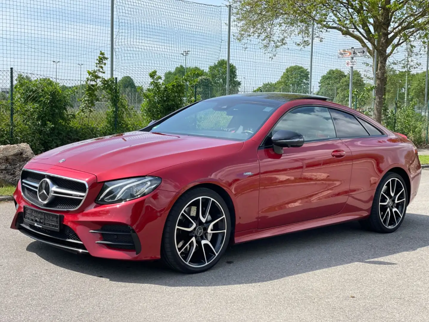 Mercedes-Benz E 53 AMG Coupe 4Matic+*Pano*Brmstr*Wide*360°*AIR Czerwony - 1