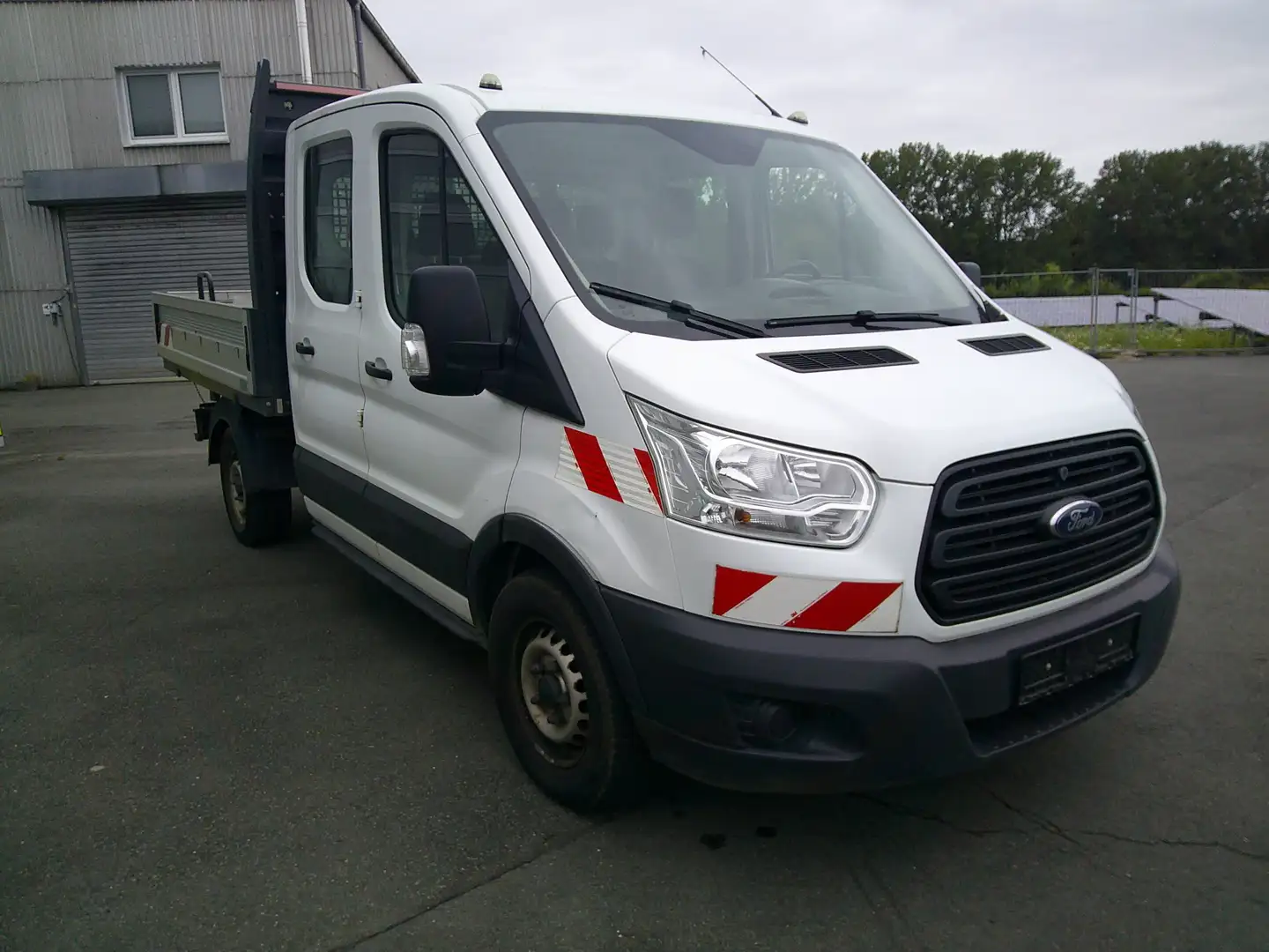 Ford Transit 4x4 Doka 3 Seiten Kipper AHK Klima Blanco - 2